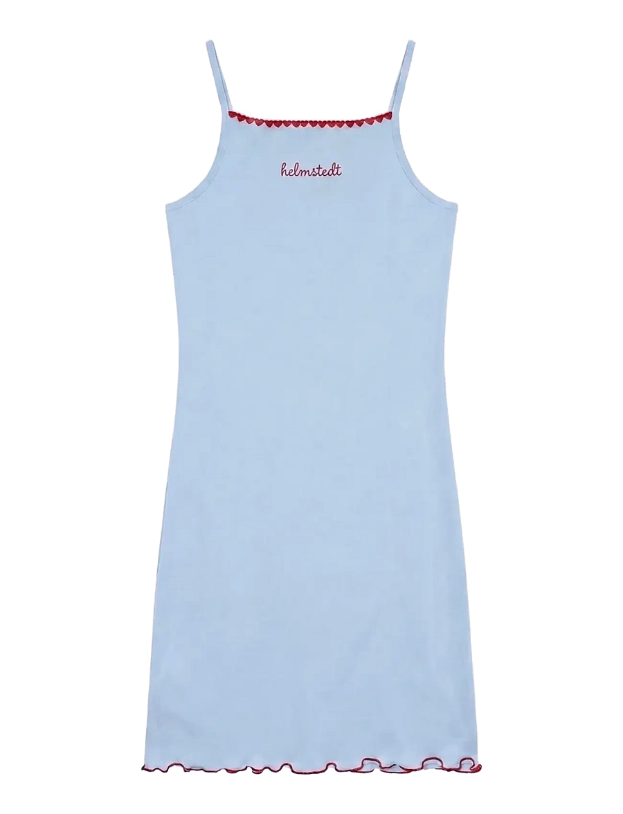 Helmstedt - Emmi Dress - slip dresses - dusty blue - 1