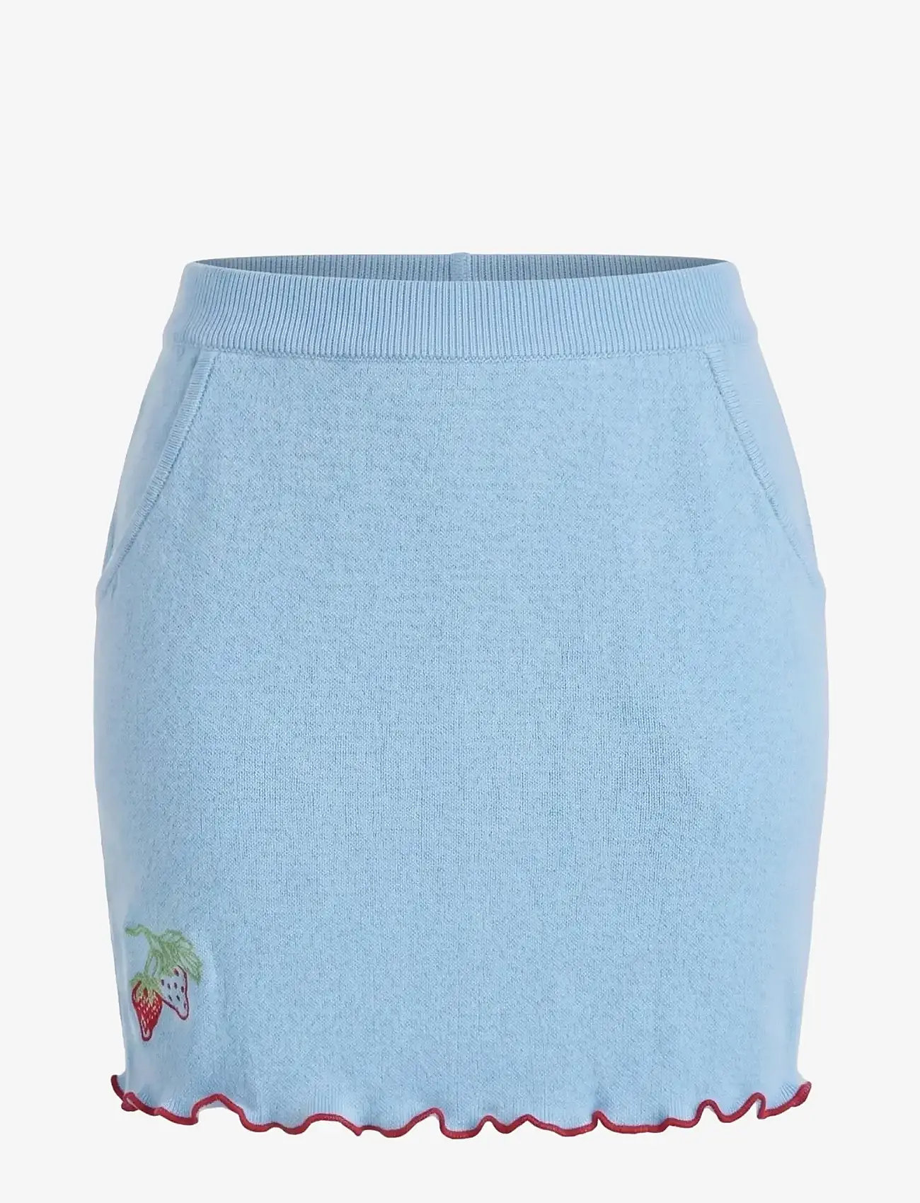 Helmstedt - Babara Skirt - strikkede nederdele - dusty blue - 0