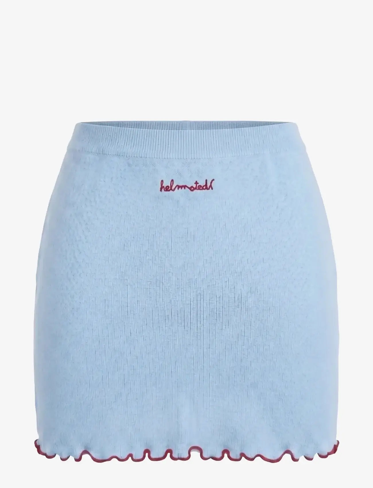 Helmstedt - Babara Skirt - strikkede nederdele - dusty blue - 1