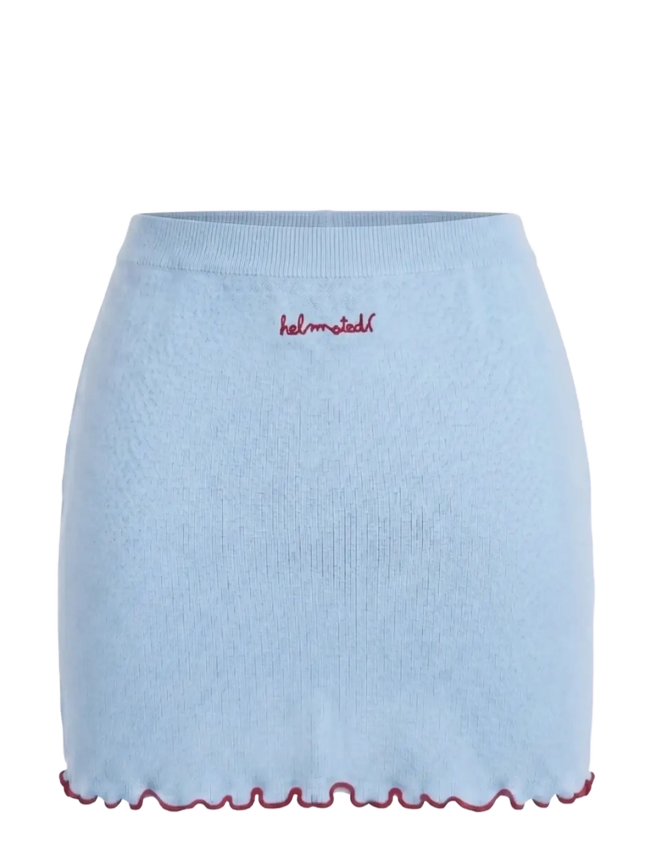 Helmstedt - Babara Skirt - strikkede nederdele - dusty blue - 1