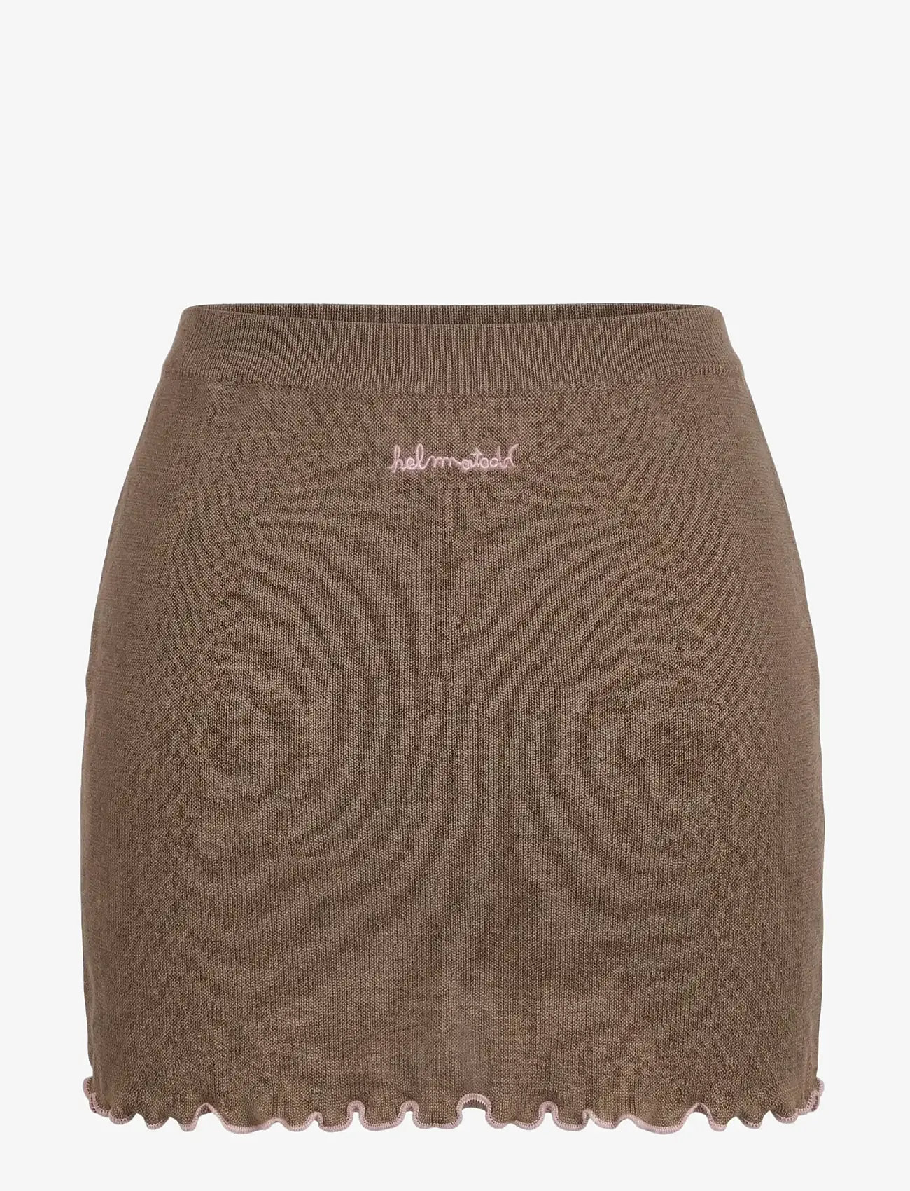 Helmstedt - Babara Skirt - kootud seelikud - nougat creme - 1
