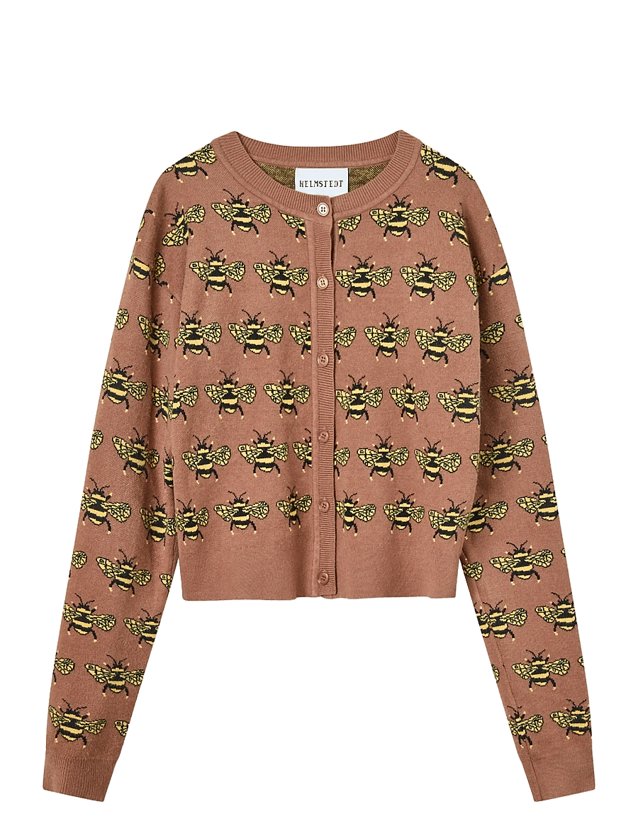 Helmstedt - Lilly Cardigan - cardigans - brown - 1
