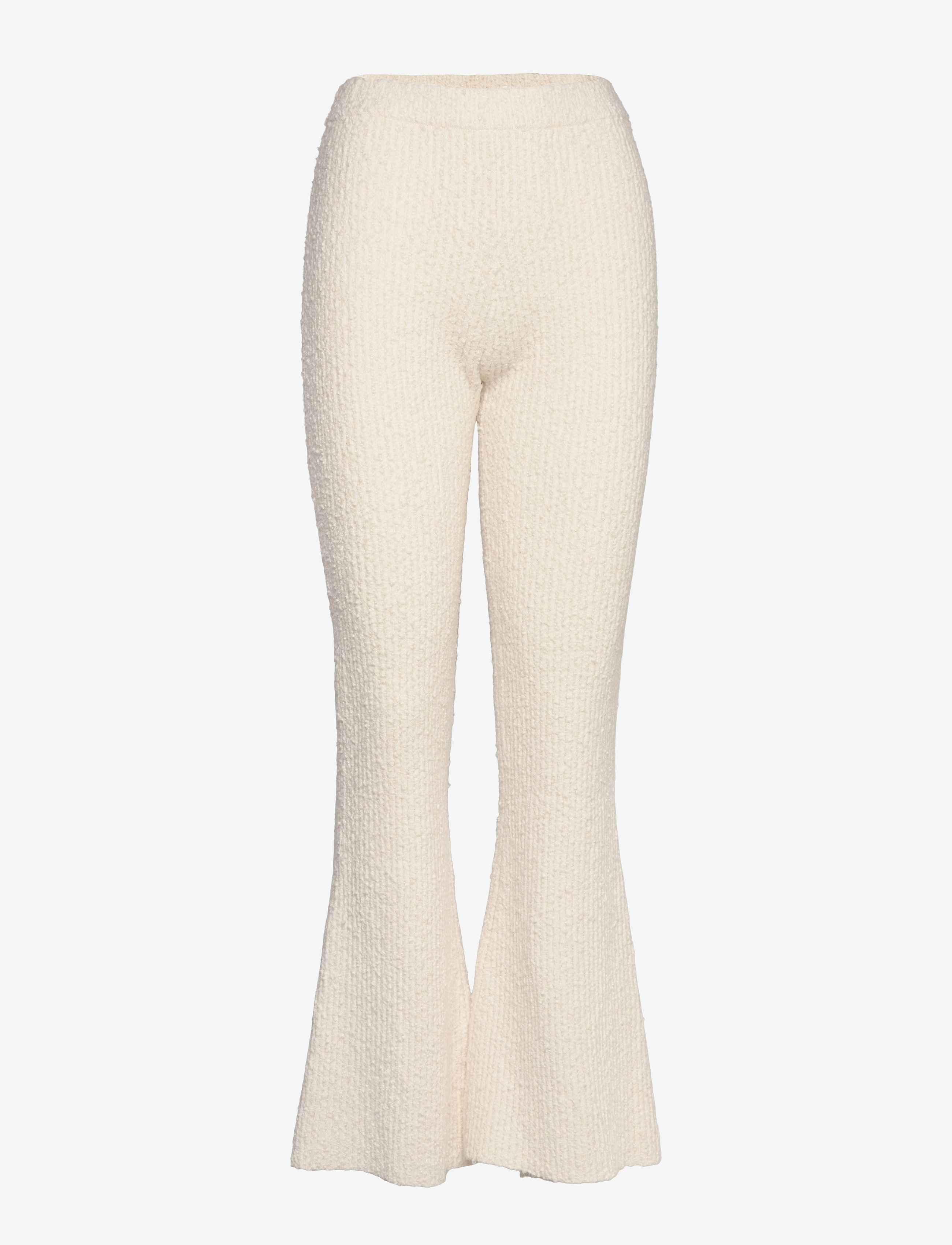 Helmut Lang RIB FLARE PANT.SLUBB - Helmut Lang - MUSLIN / cream