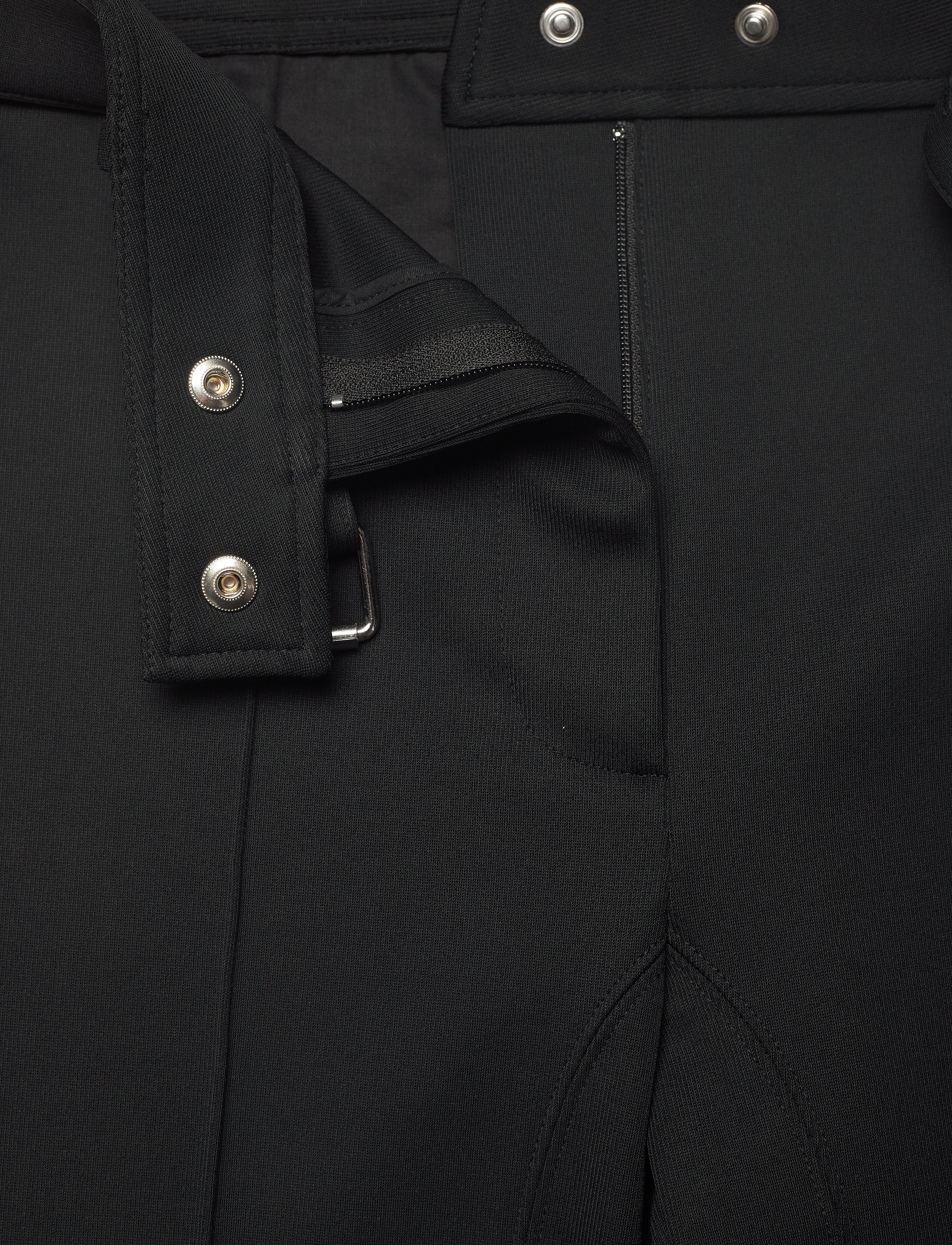 Helmut Lang - CMPCT RIB PANT.MATTE - black - 2
