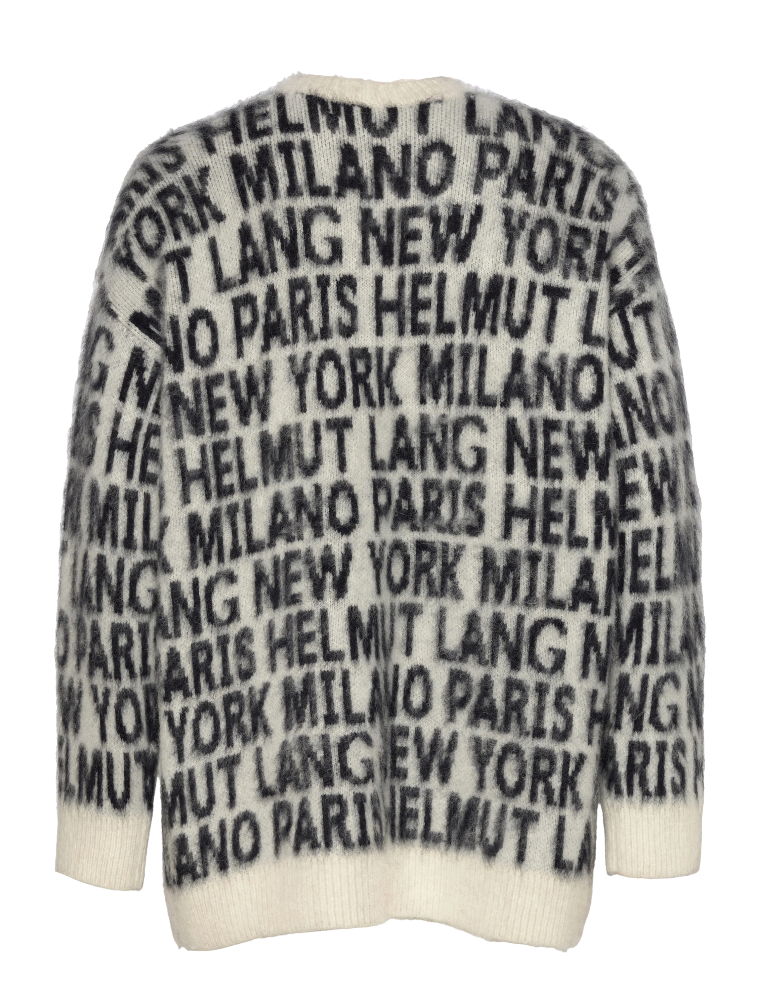 Helmut Lang - LOGO CREW.ALLOVER LO - ivory - 1
