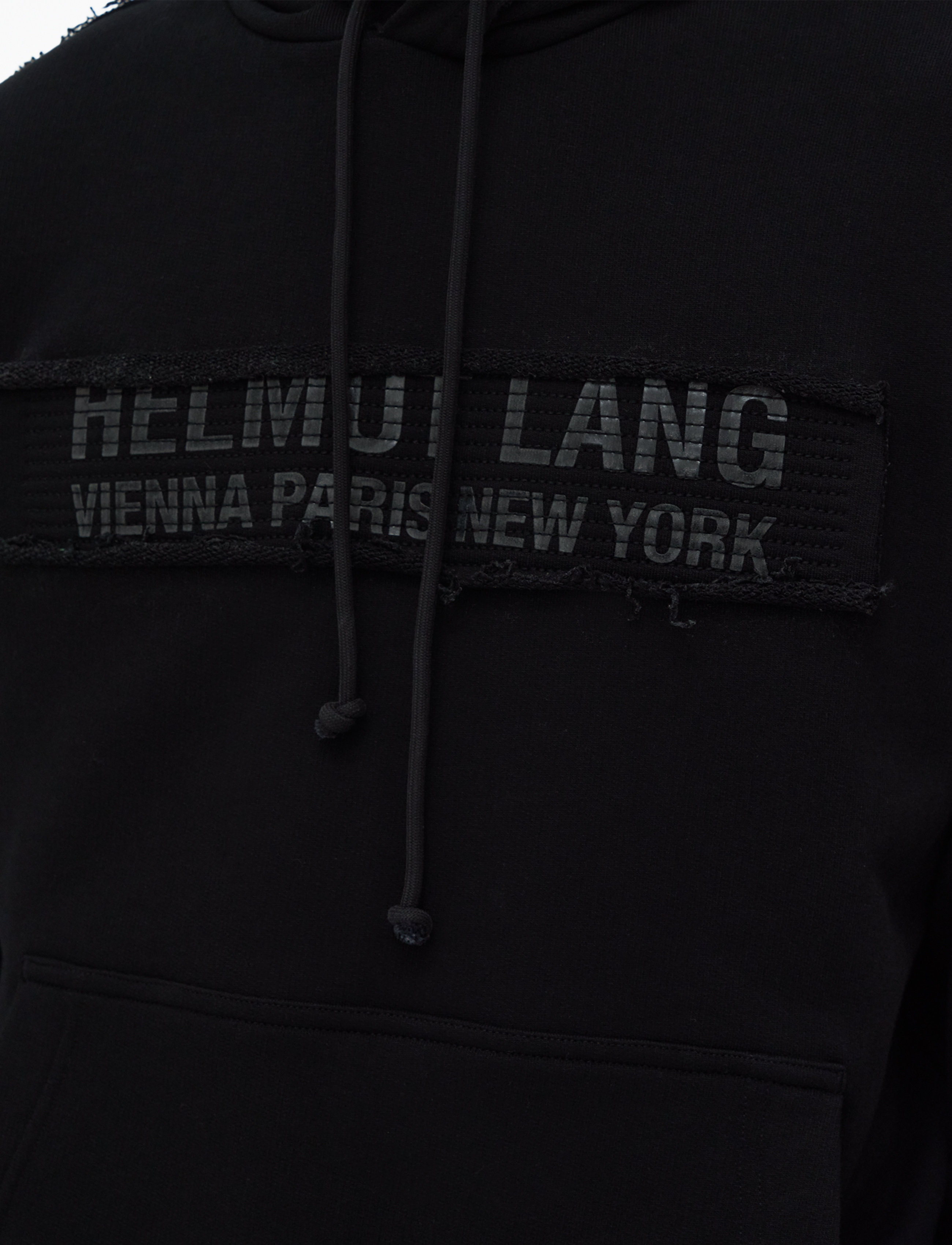 Helmut Lang - TRAPUNTO HOODIE.TRAP - black - 4