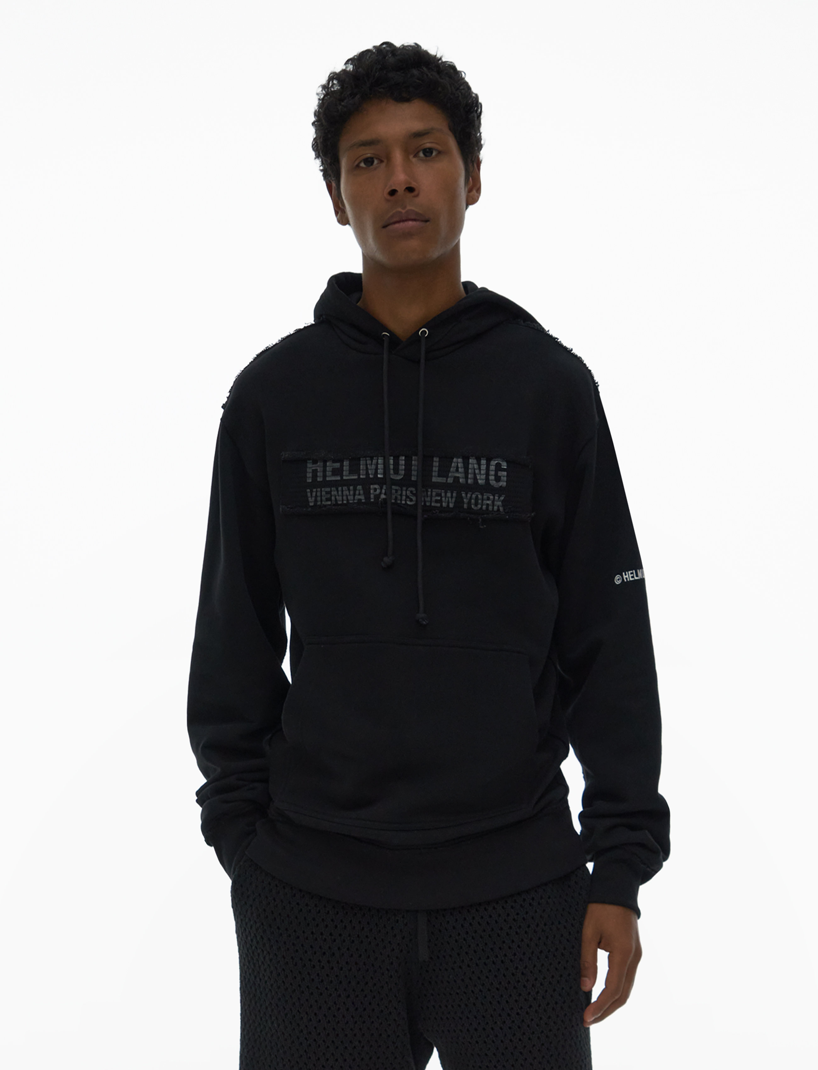 Helmut Lang - TRAPUNTO HOODIE.TRAP - black - 5