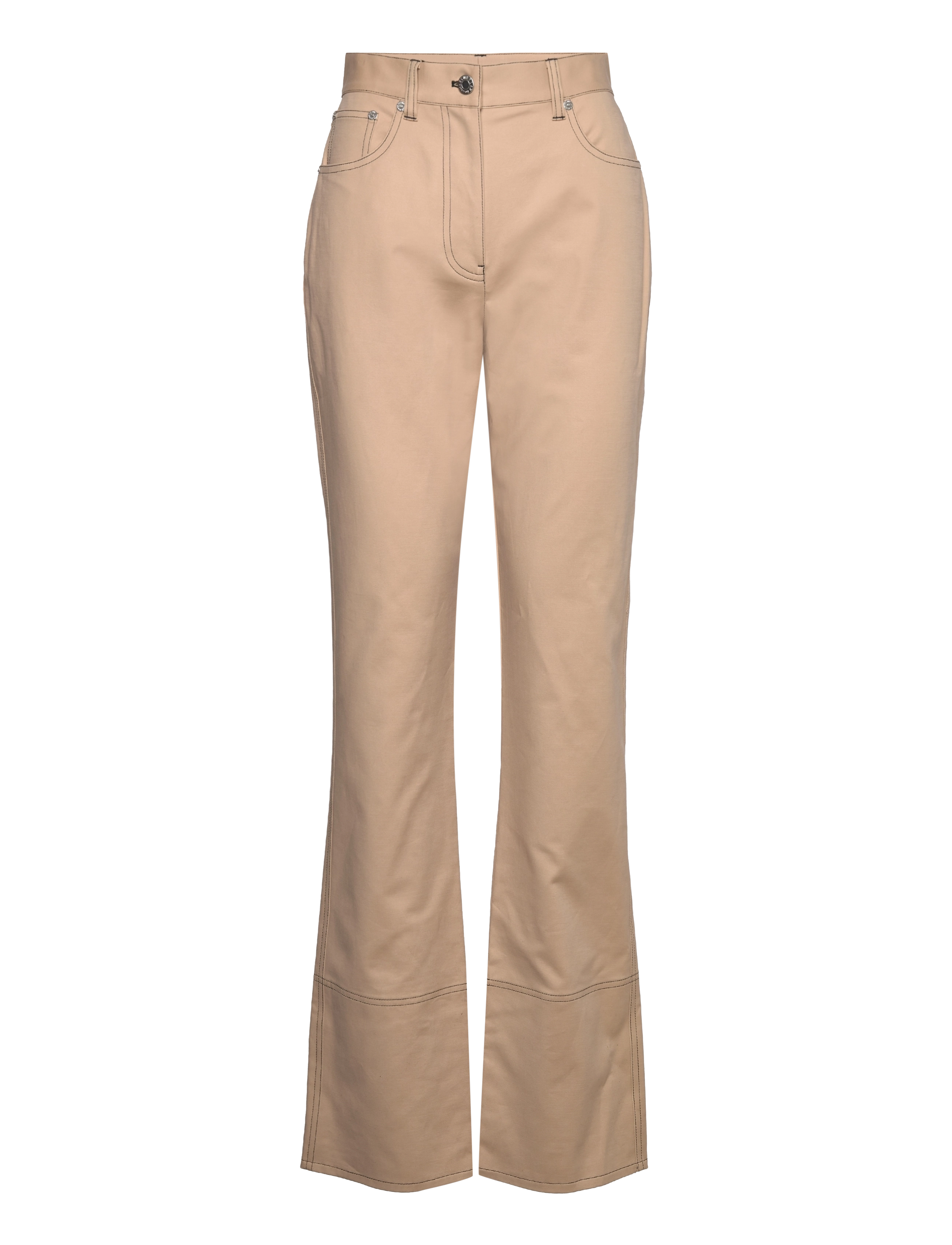 Helmut Lang Str Cttn Bootcut.cot, 4, Jeans, Beige - Boot Cut, Frauen