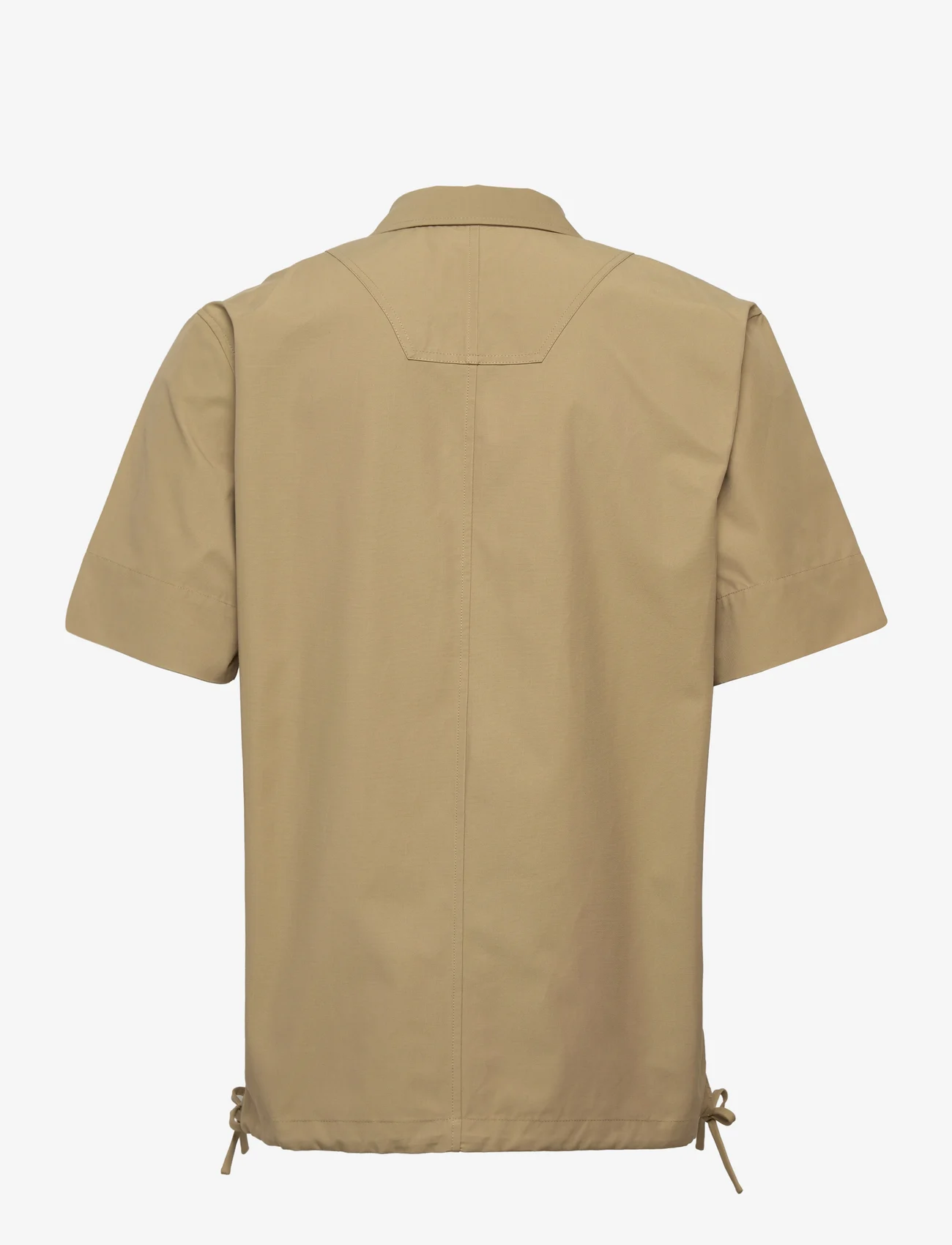 Helmut Lang - ZIP SHIRT.COTTON NYL - basic skjorter - beige - 1