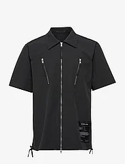 Helmut Lang - ZIP SHIRT.COTTON NYL - basic shirts - black - 0
