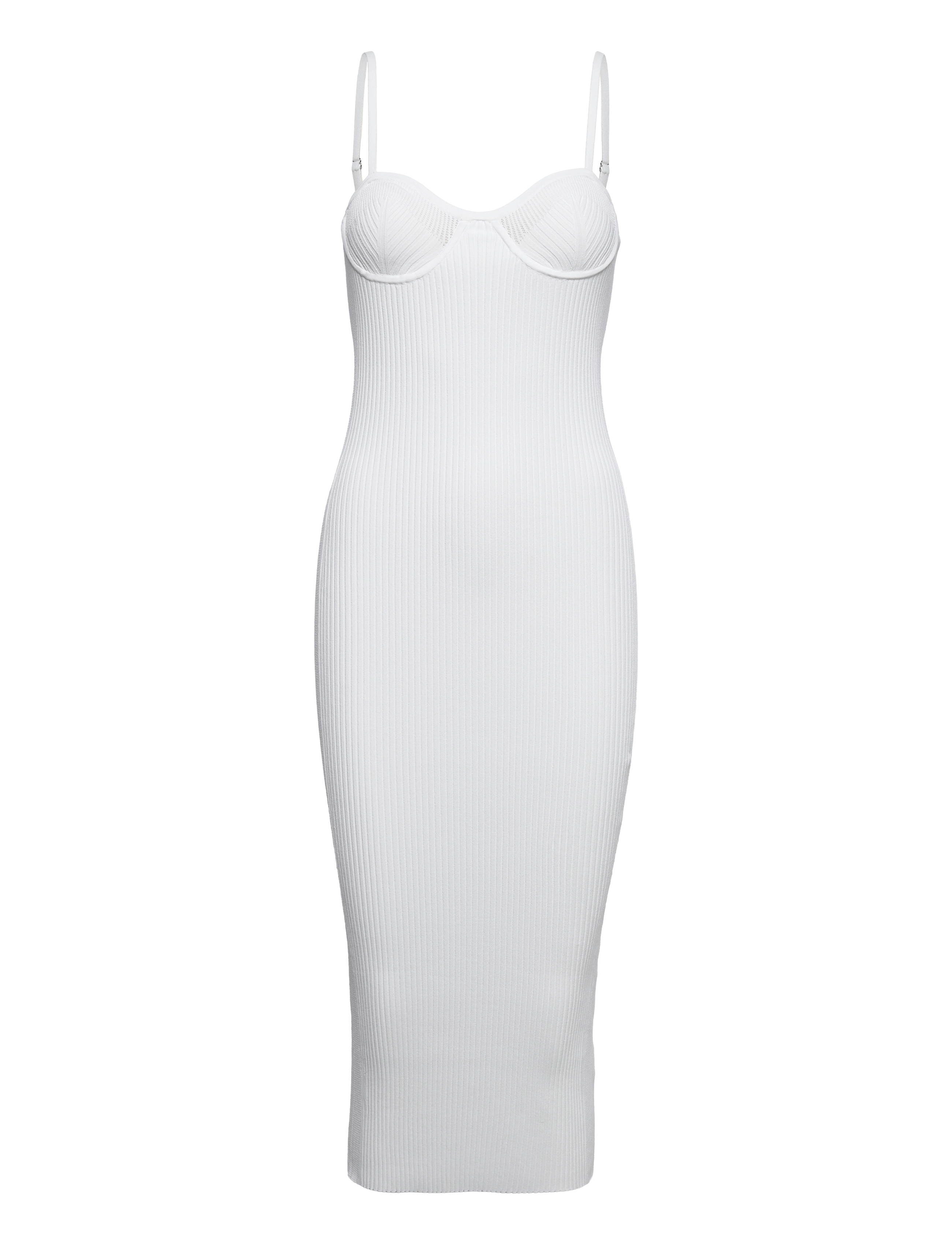 HELMUT LANG Eyelet BH Kleid.war Weiß - L - Damen