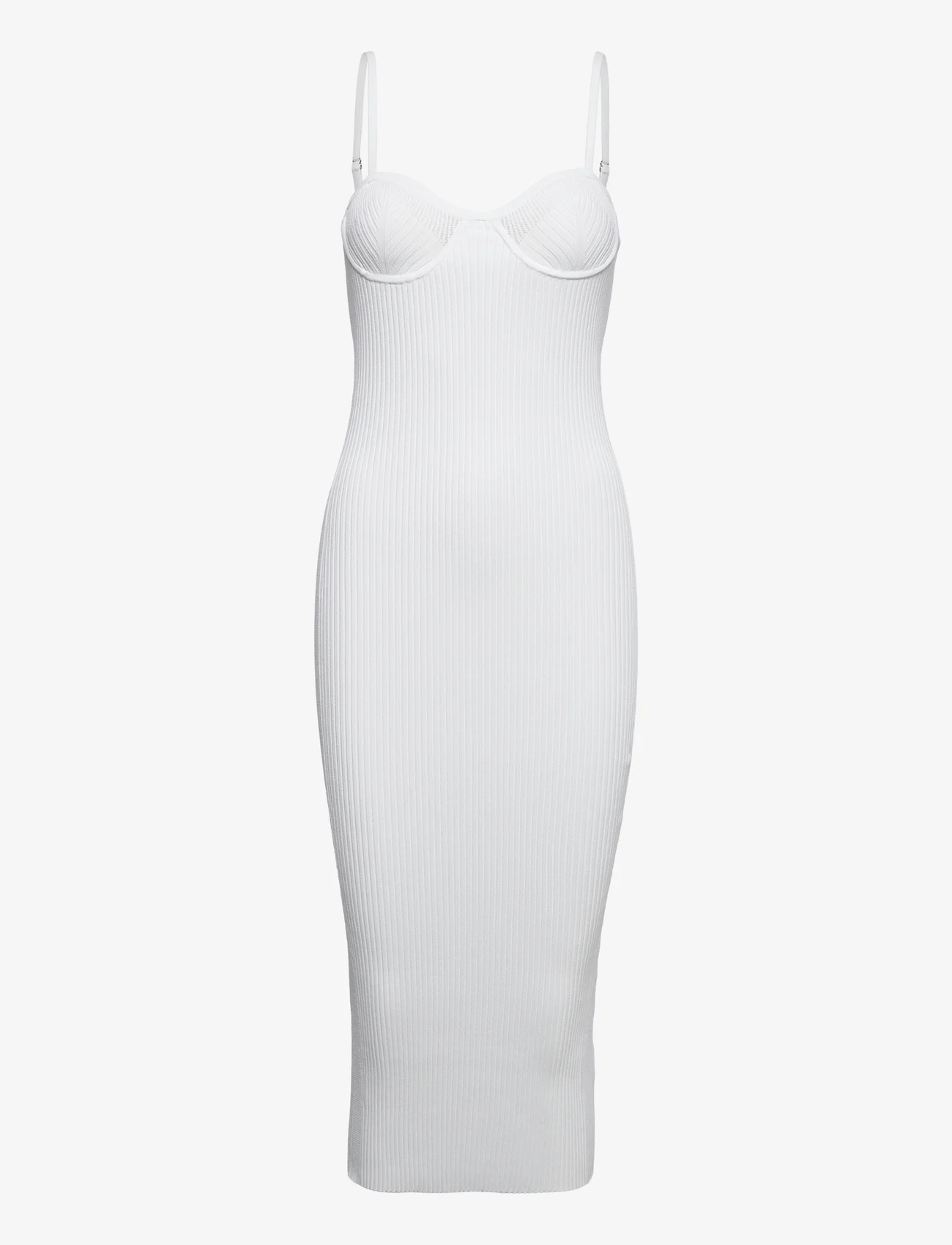 Helmut Lang - EYELET BRA DRESS.WAR - aptemtos suknelės - white/white - 0