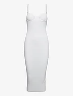 EYELET BRA DRESS.WAR - WHITE/WHITE