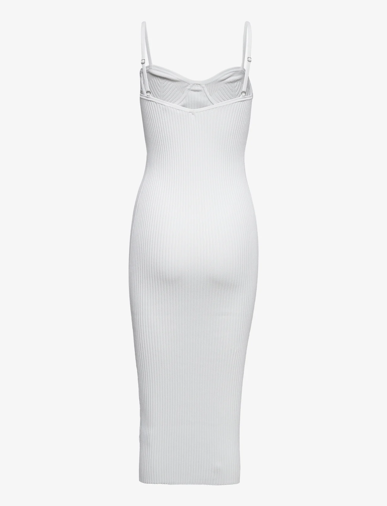 Helmut Lang - EYELET BRA DRESS.WAR - aptemtos suknelės - white/white - 1