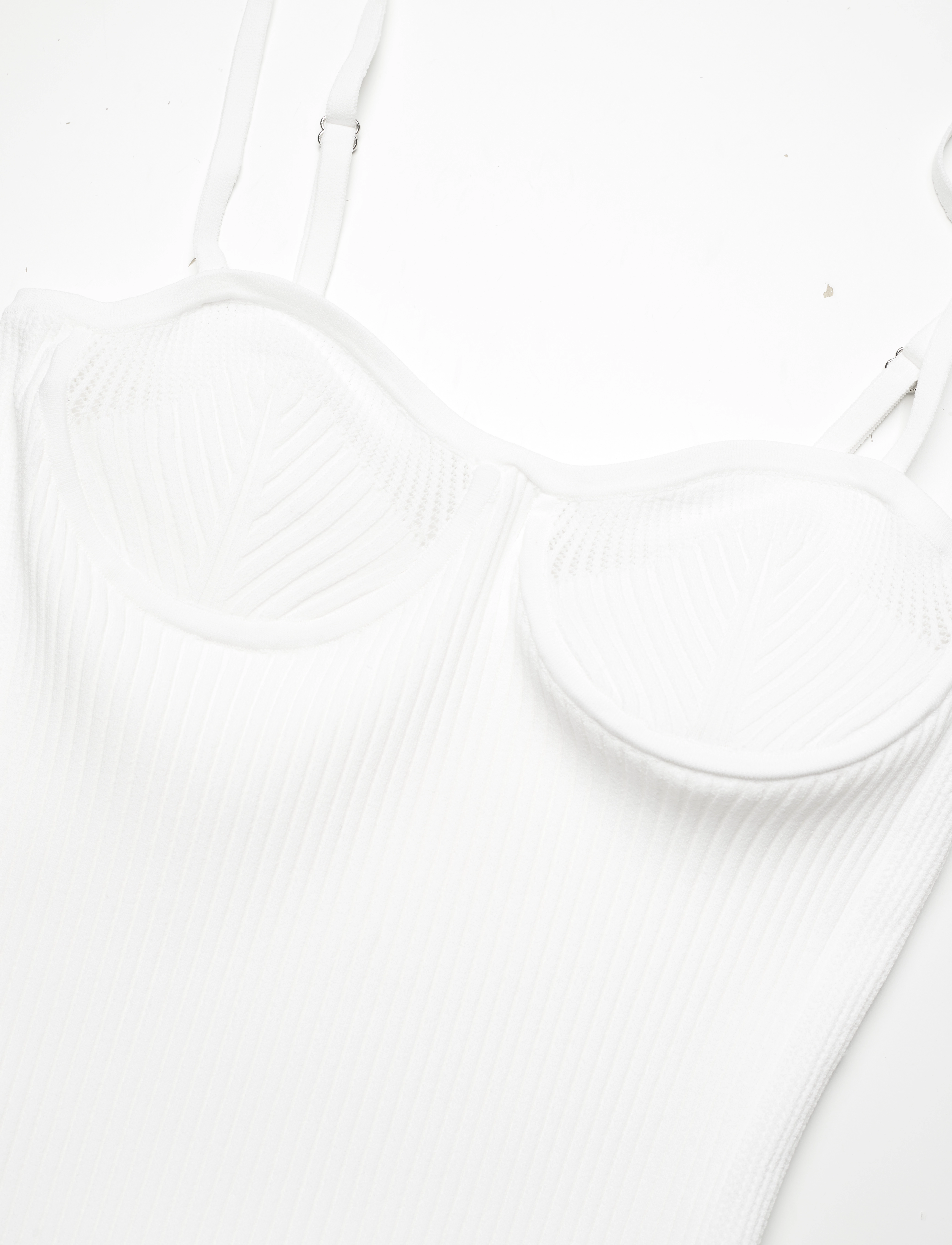 Helmut Lang - EYELET BRA DRESS.WAR - stramme kjoler - white/white - 2