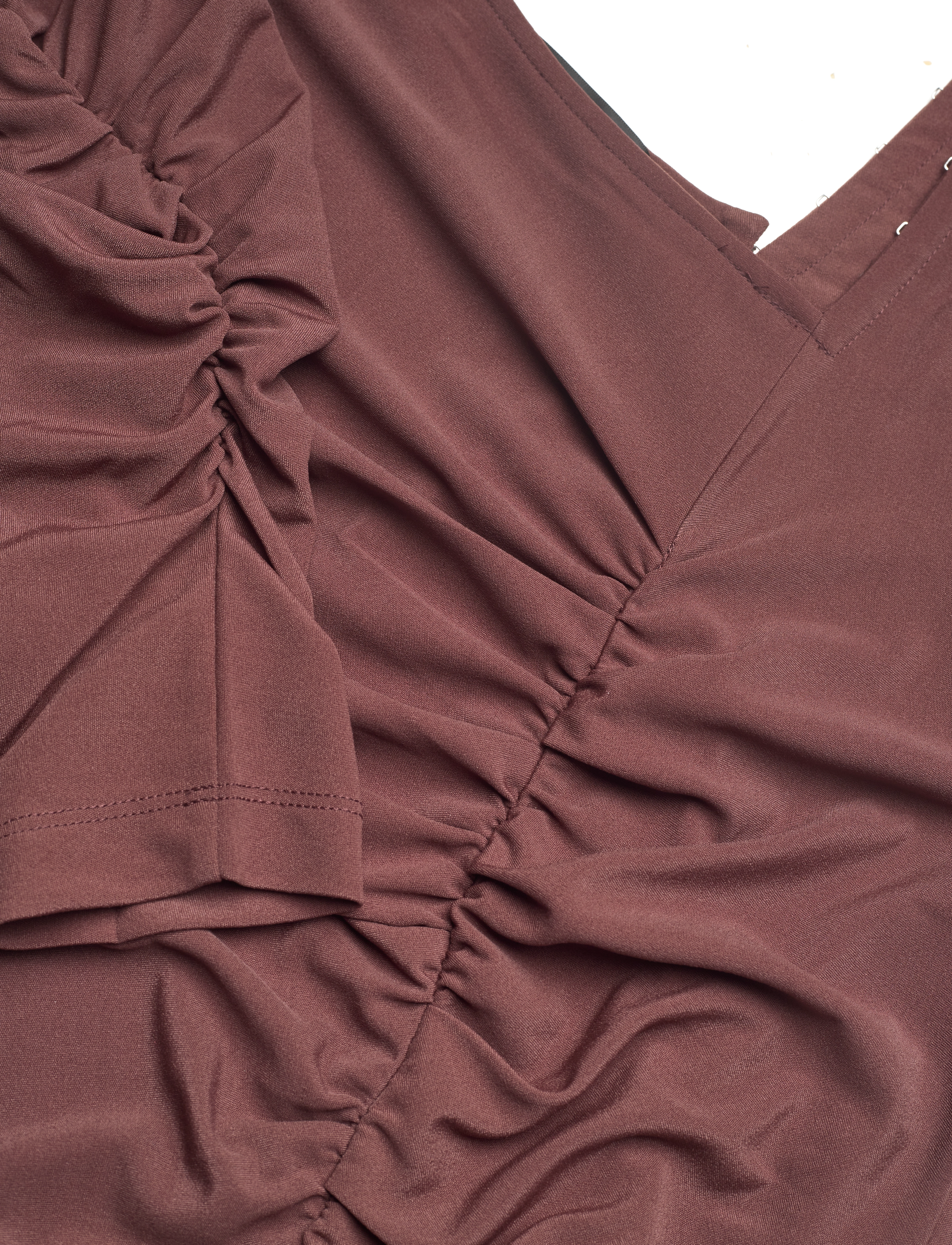 Helmut Lang - LS TWIST DRESS.CREPE - minikleidid - chocolate - 2