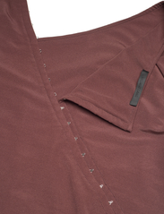 Helmut Lang - LS TWIST DRESS.CREPE - lyhyet mekot - chocolate - 3