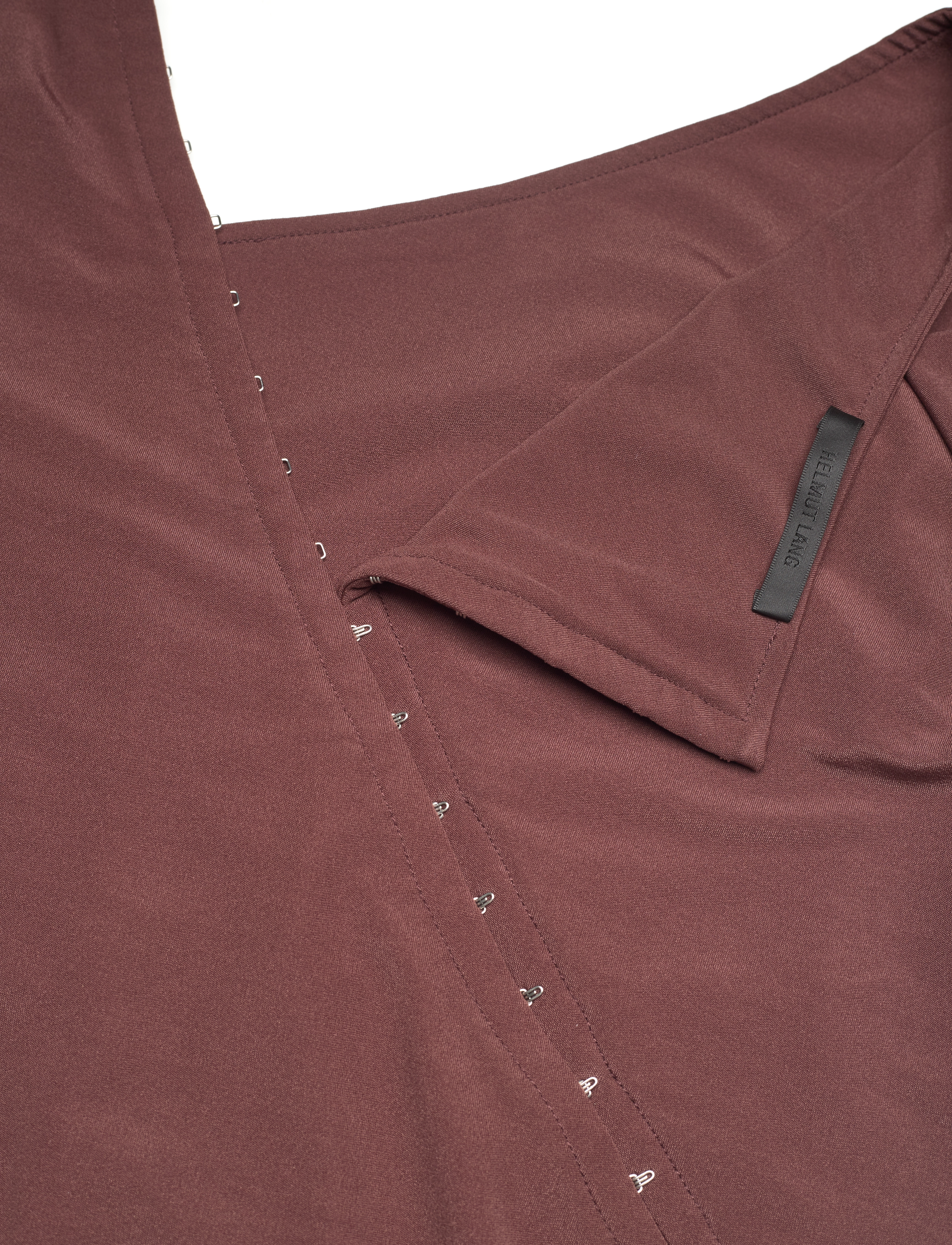 Helmut Lang - LS TWIST DRESS.CREPE - minikleidid - chocolate - 3