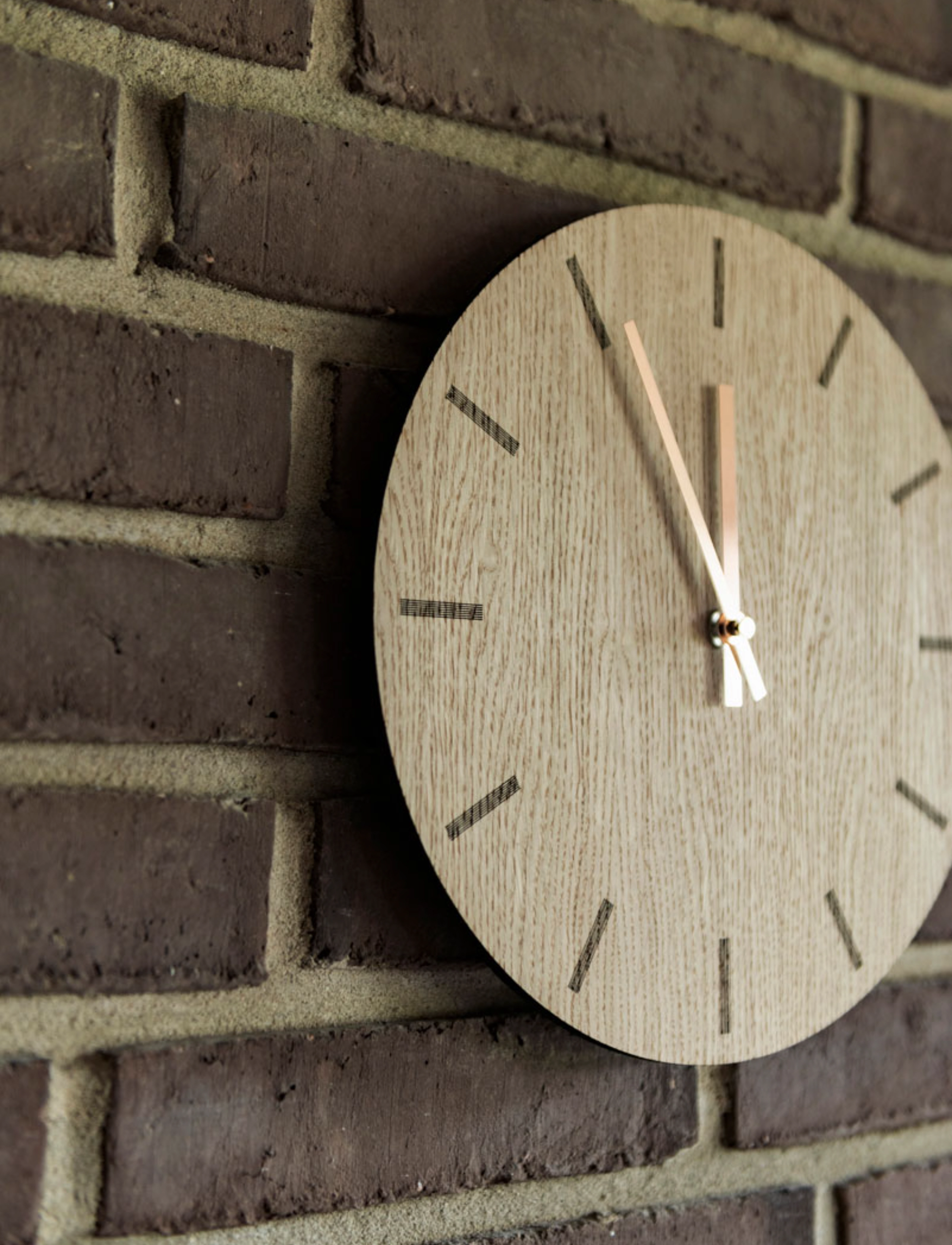 Hemverk Light Oak, Ø 28 cm, Watches, Beige - Wall Clocks, Homeware