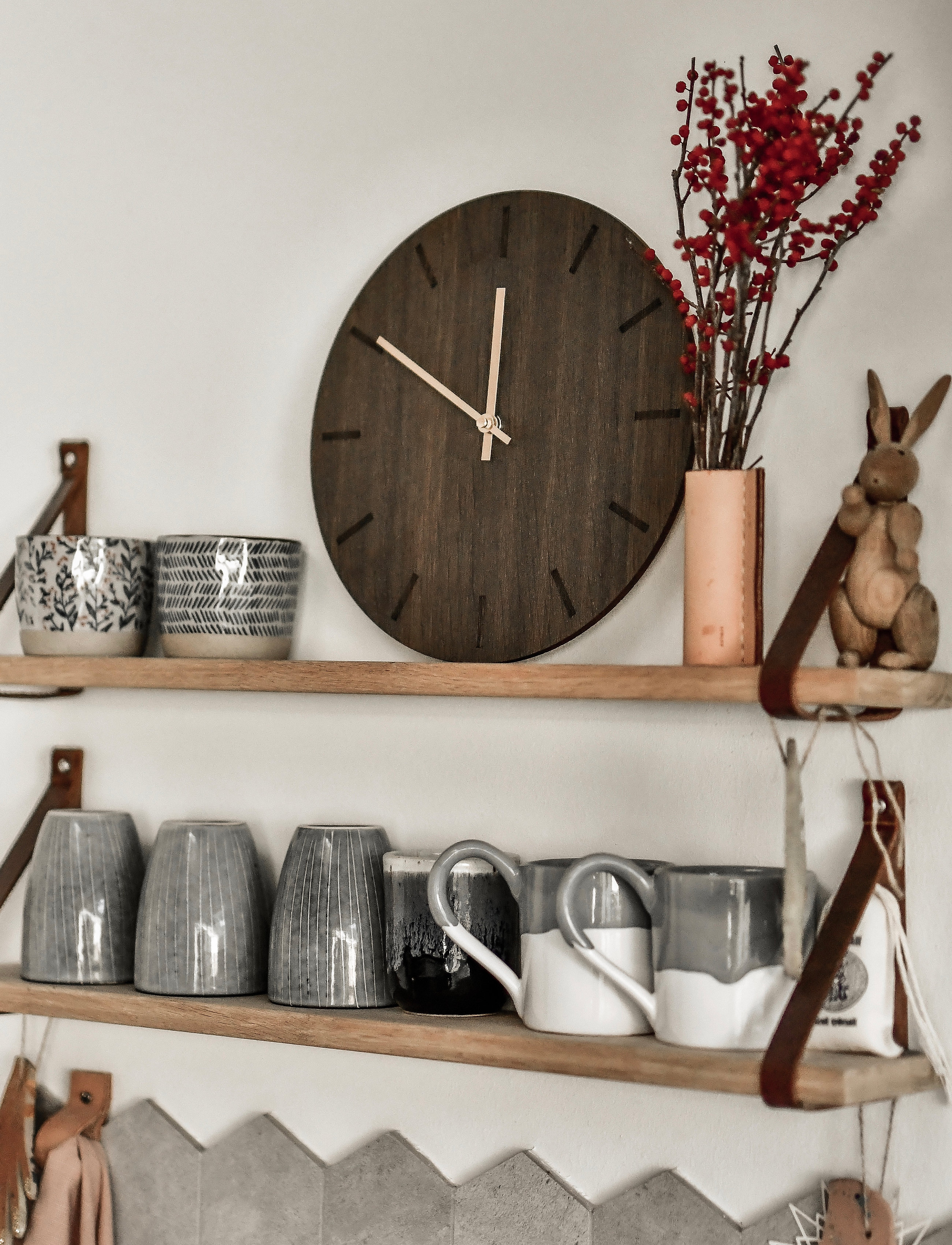 Hemverk - Dark Oak - väggklockor - dark oak/ black - 2