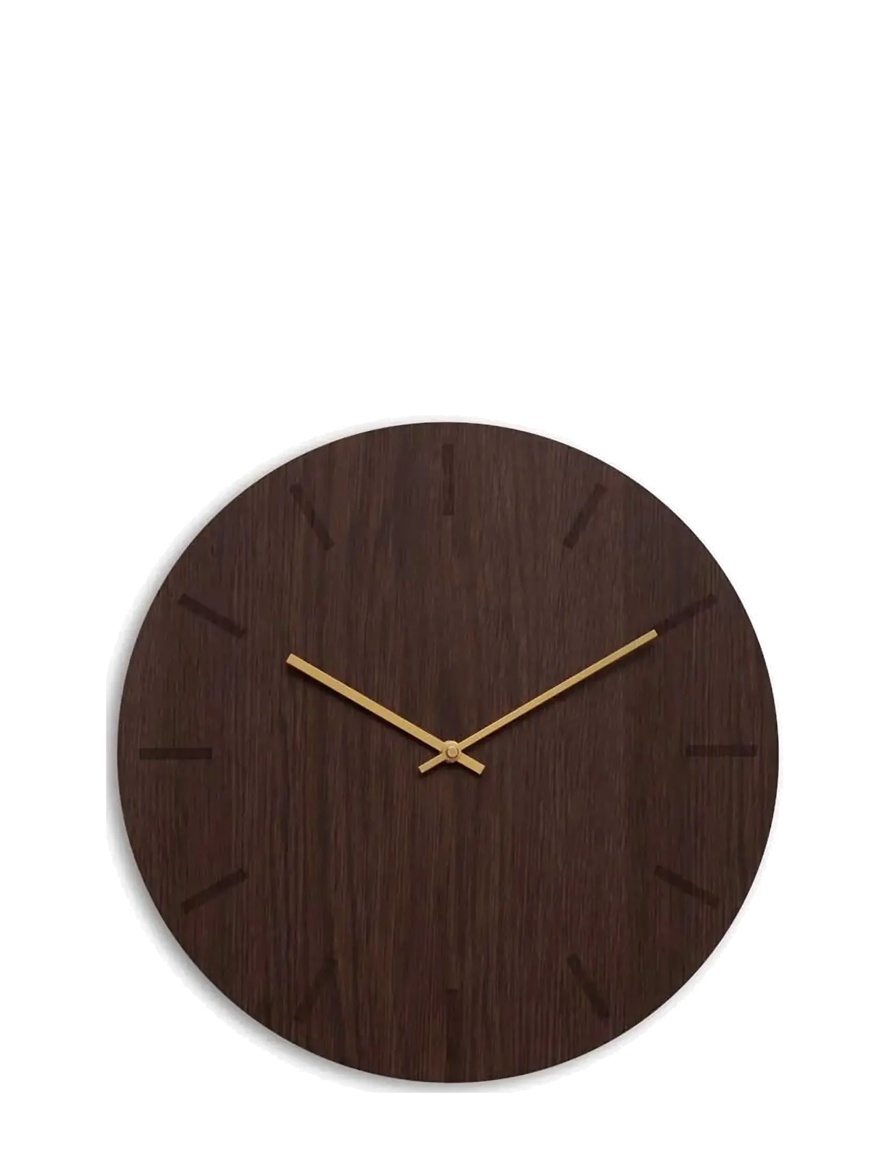 Hemverk Dark Oak, Vægur, Brun, Str: Ø 38 CM