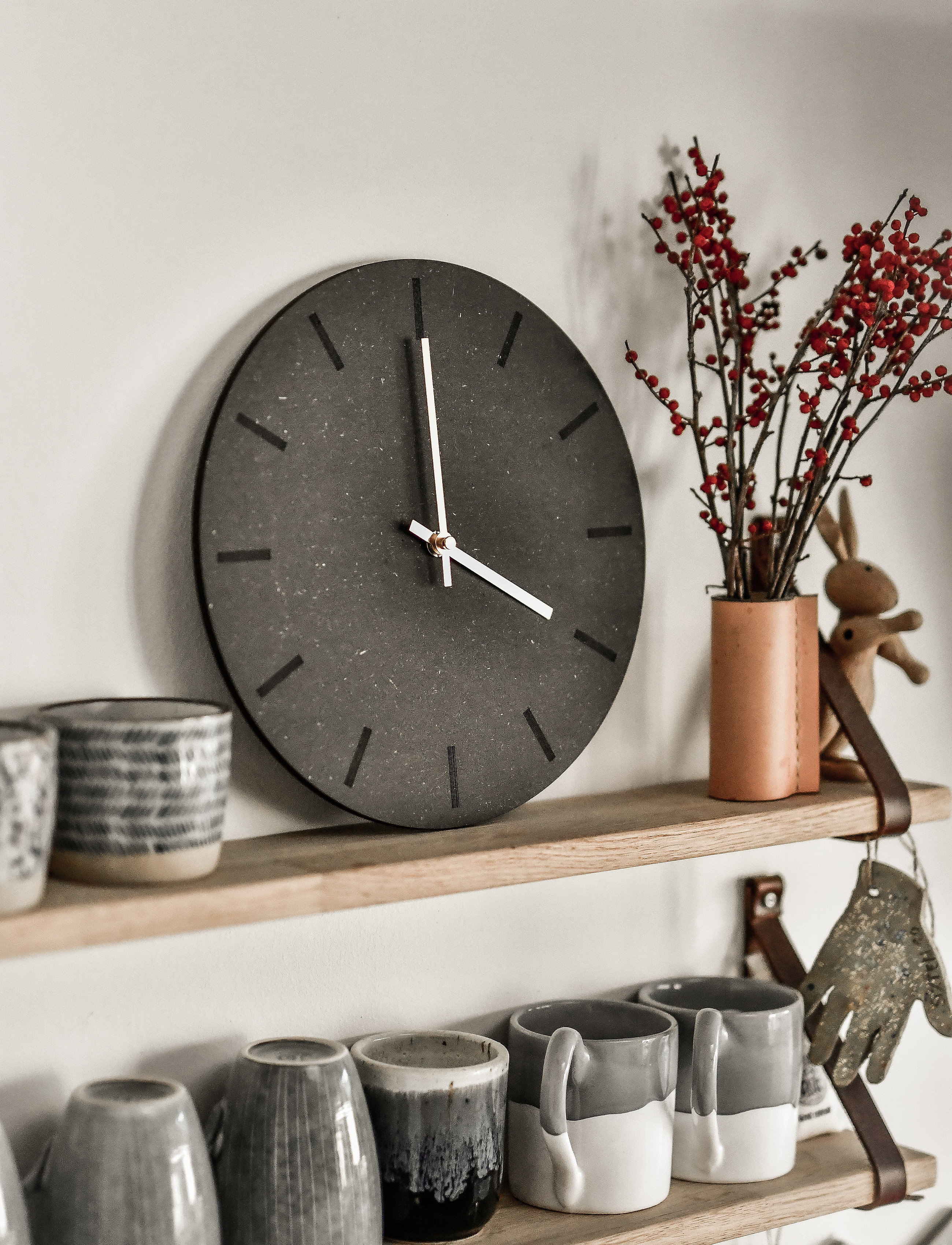 Hemverk - Gunpowder - wall clocks - gunpowder/silver - 3