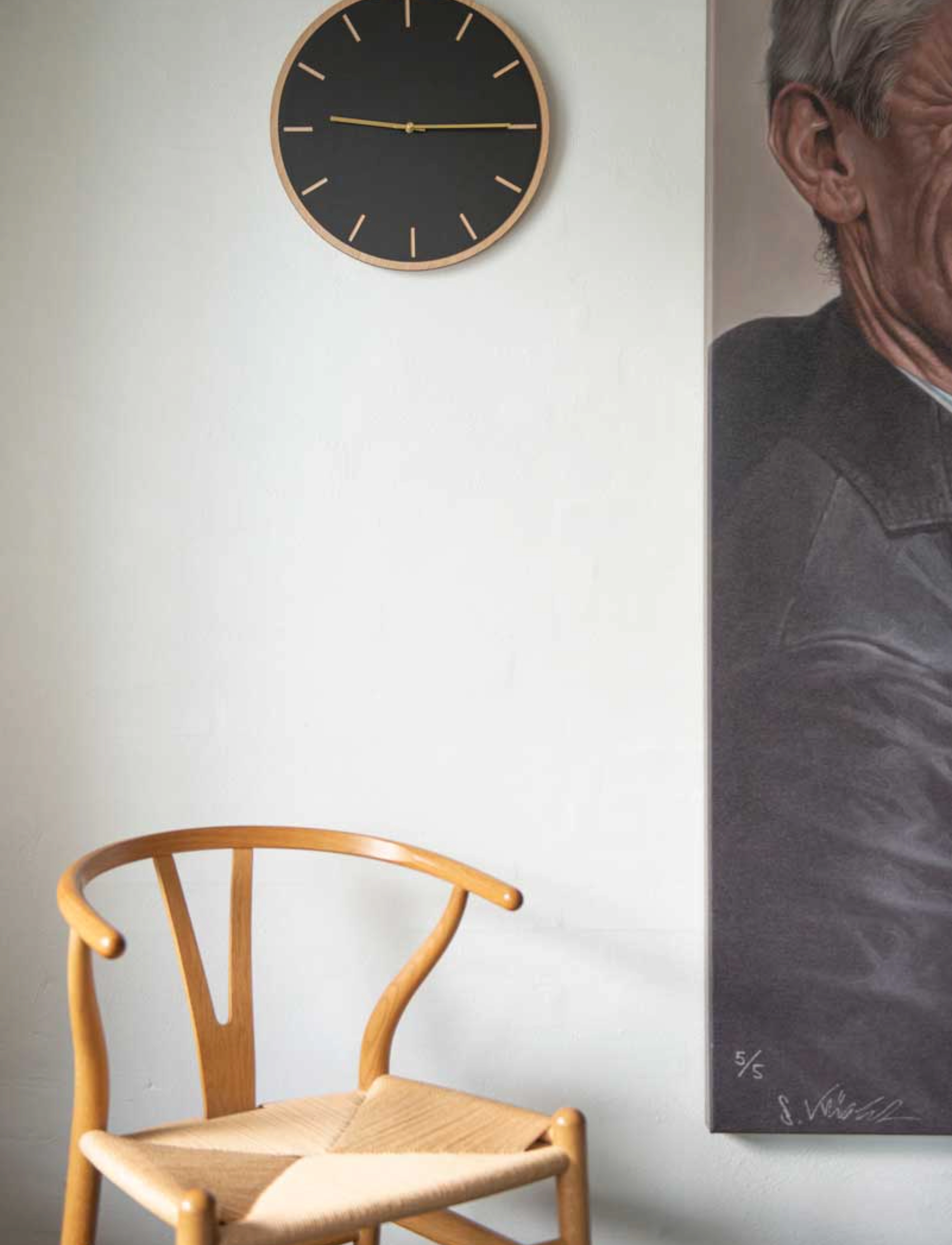 Hemverk Nero, Ø28, Watches, Schwarz - Wall Clocks, Homeware