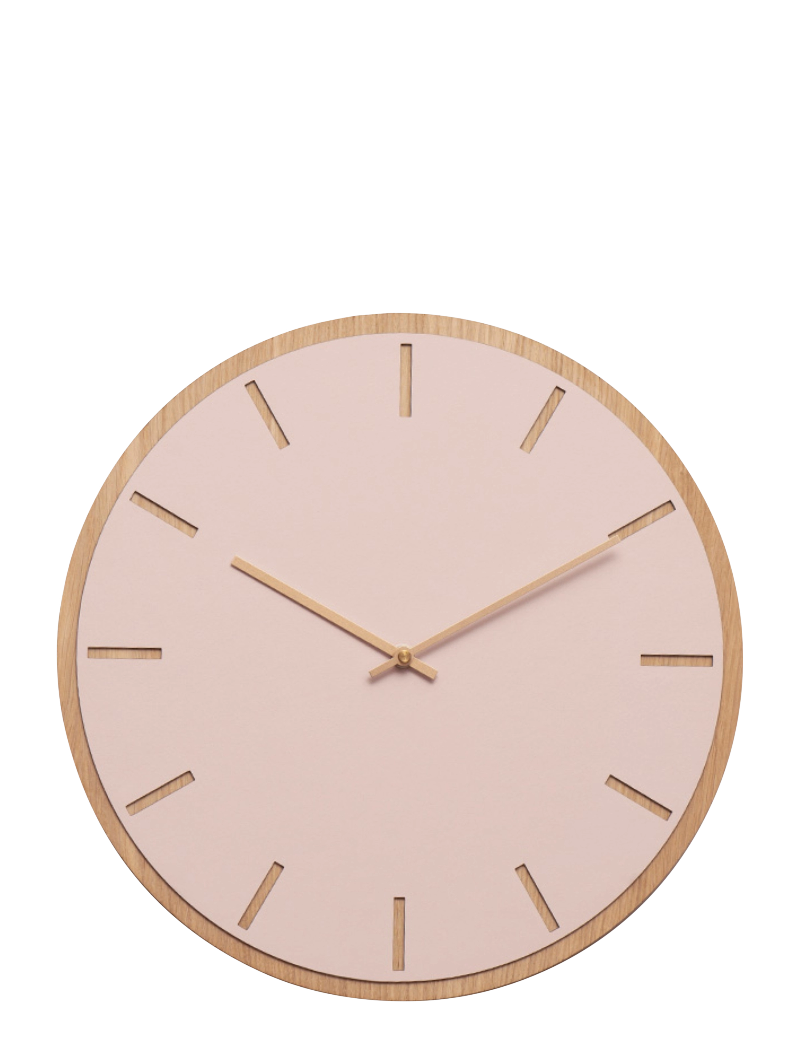 Hemverk Wall Clock, Vægur, Lyserød, Str: Ø28