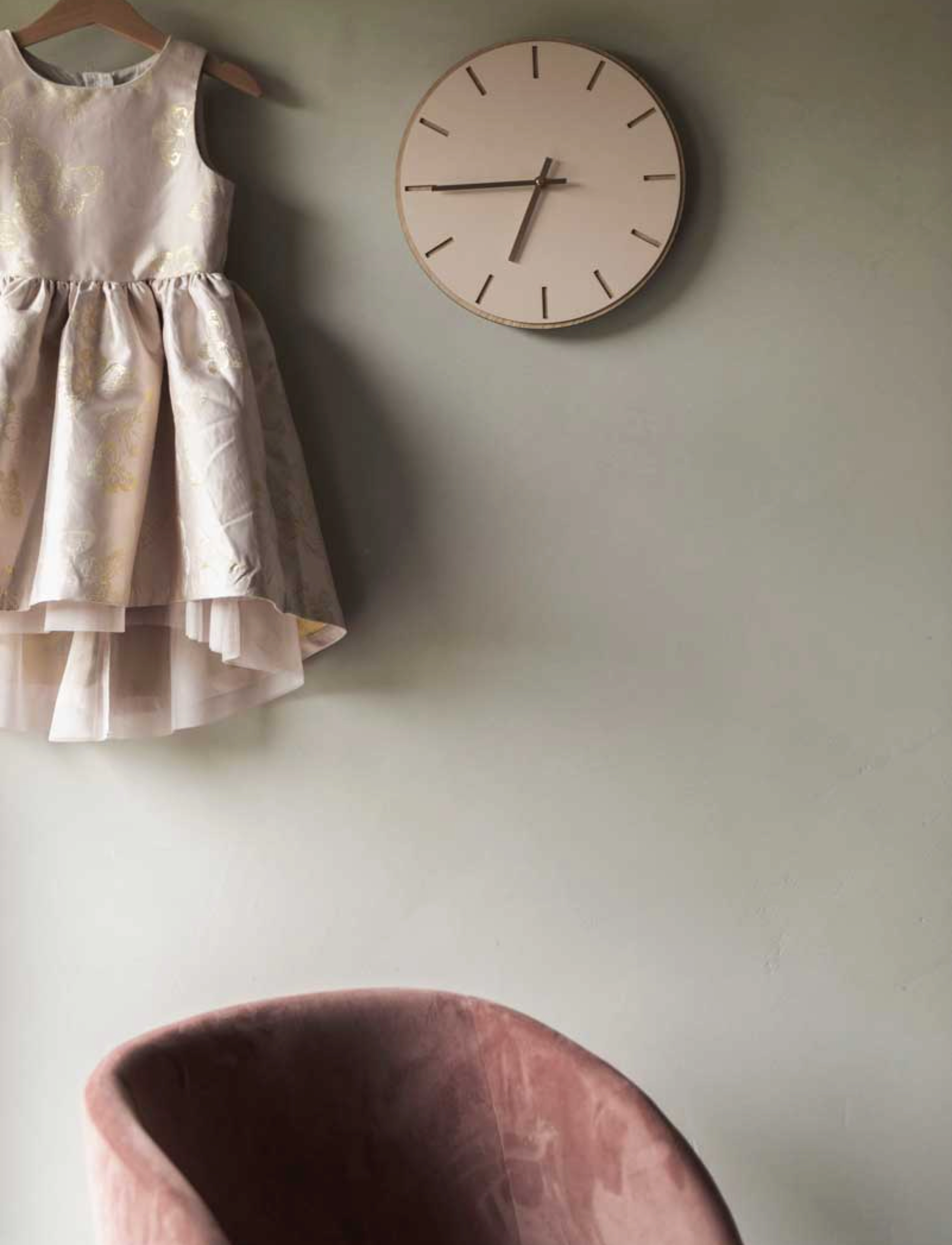Hemverk Powder, Ø28, Watches, Rosa - Wall Clocks, Homeware