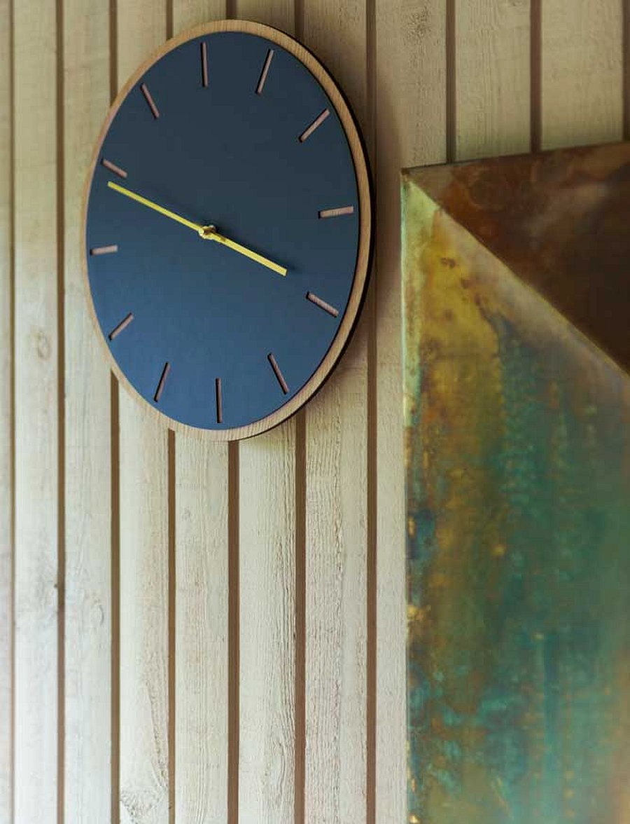 Hemverk - Dark Oak Smokey Blue - seinakellad - blue - 3