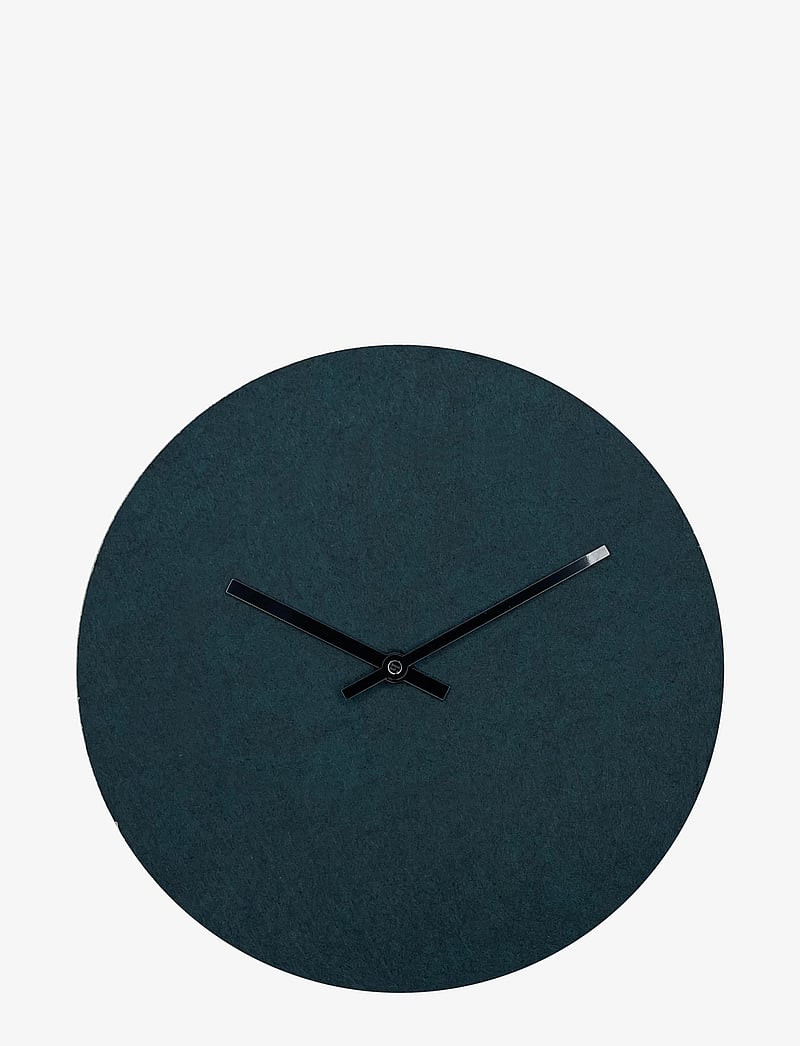 Hemverk - Felt Dark Green - wall clocks - dark green - 1