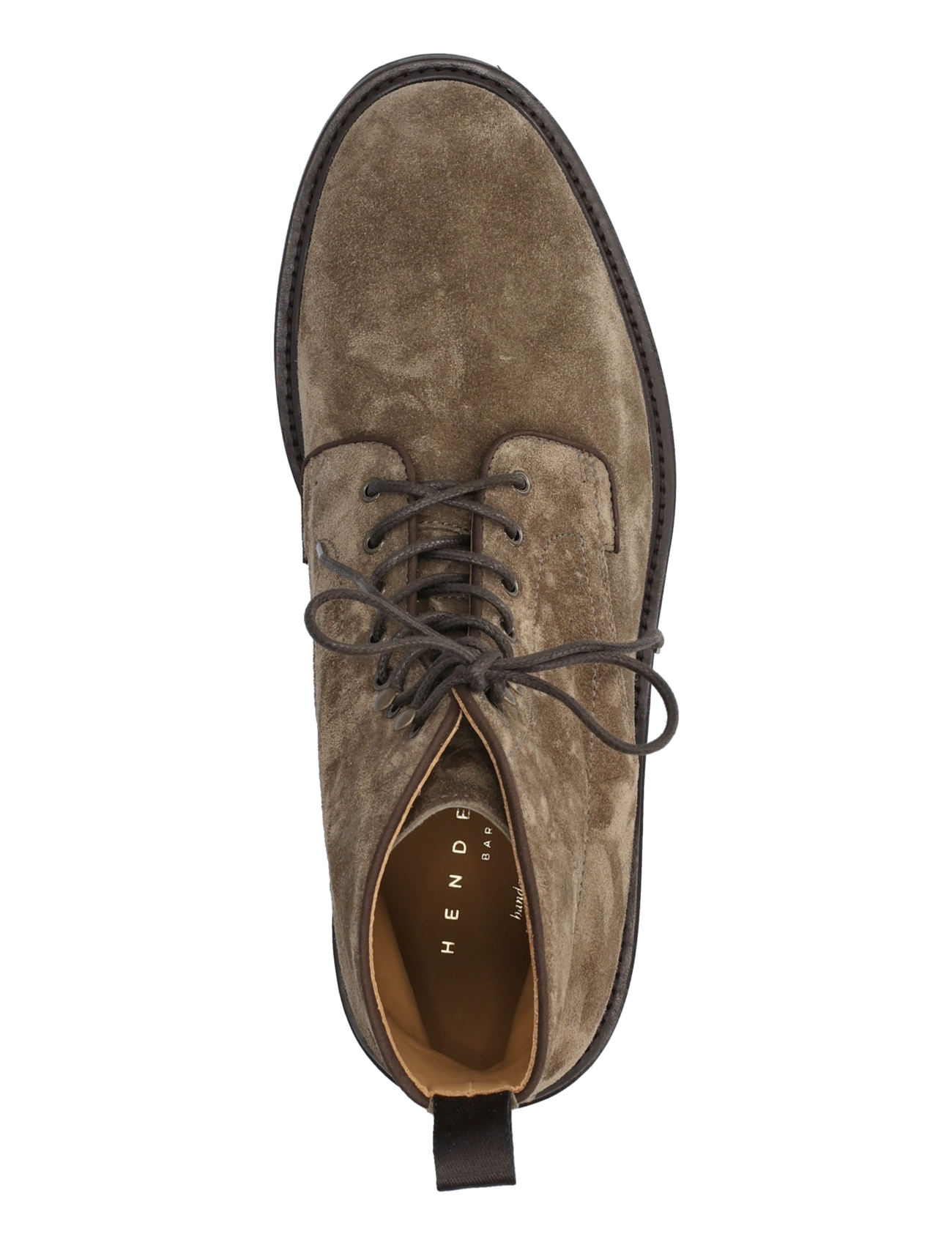 Henderson Baracco - 85000 - laced boots - suede khaki - 3