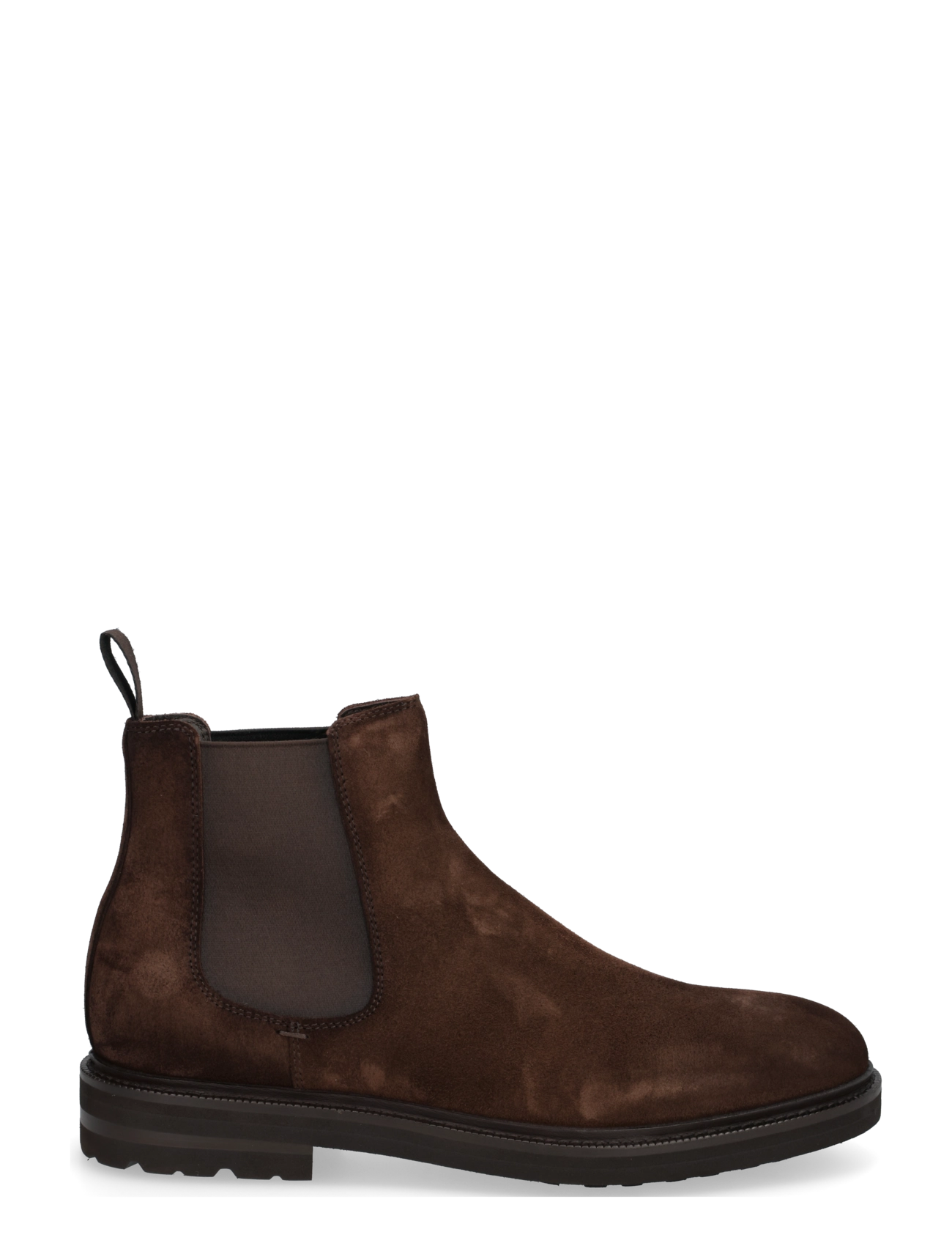 Henderson Baracco - 83502 - chelsea boots - suede espresso anticato - 2