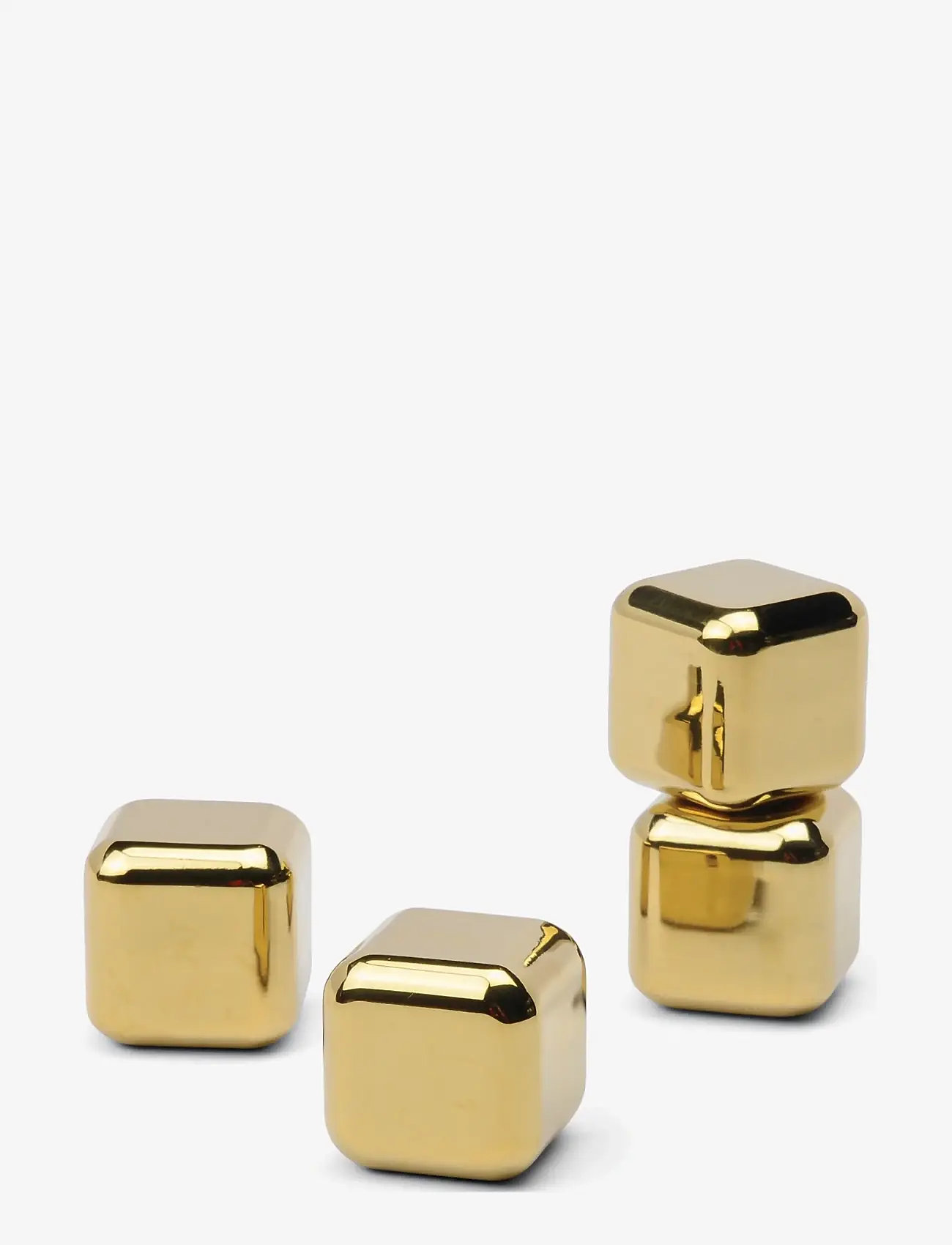 Here's How - Kylkub för cocktail The Ruby - Guld- Set om 4 - whiskey stones - gold - 2