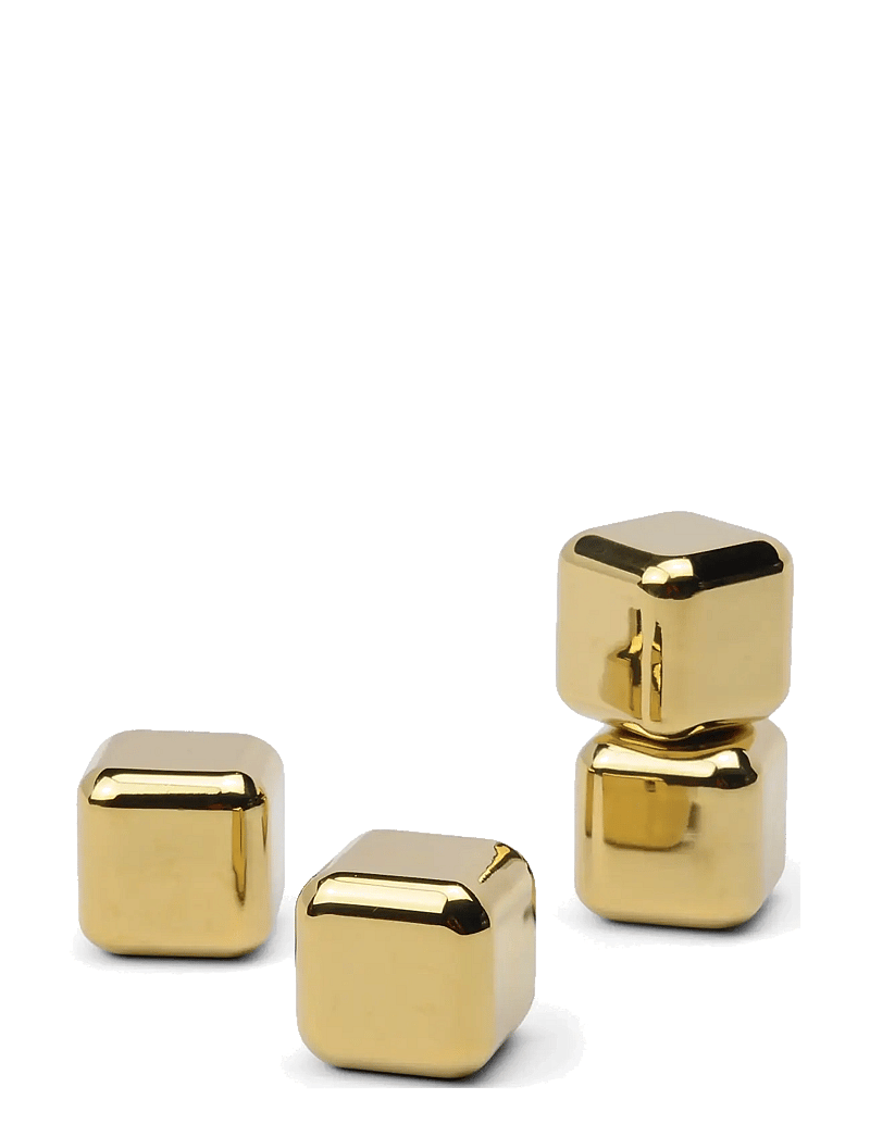 Here's How - Kylkub för cocktail The Ruby - Guld- Set om 4 - whiskysteine - gold - 2