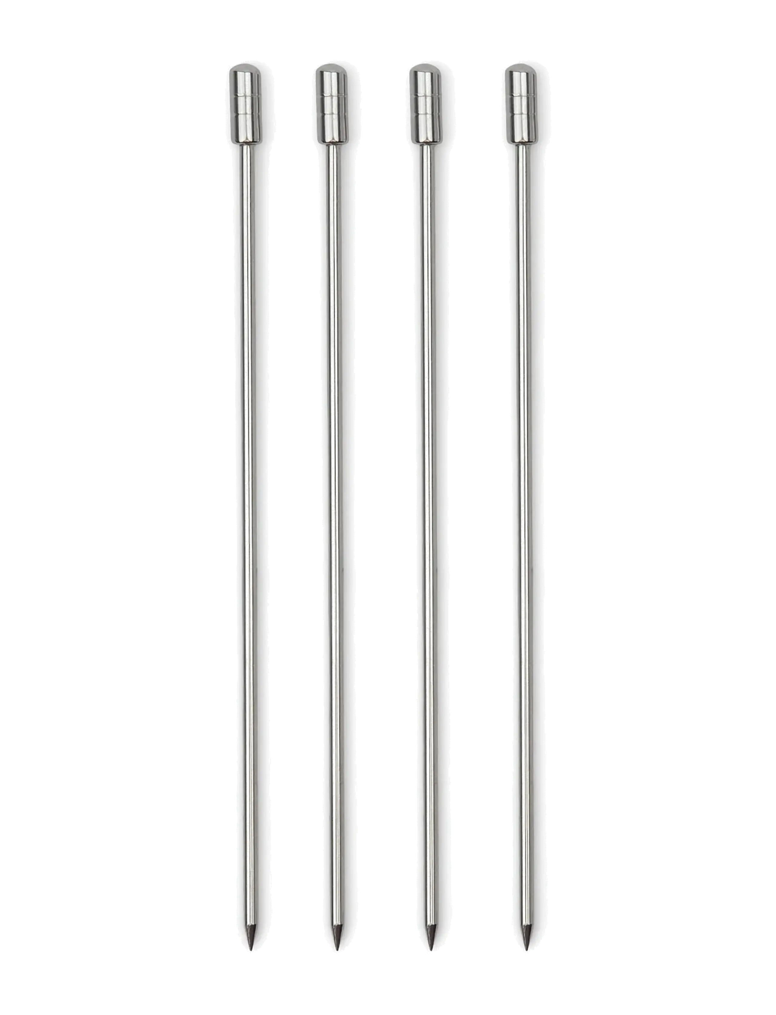 Here's How - Coktailpinnar Silver The Dolly - set om 4 - Šeikerid ja kokteilivahendid - silver - 4