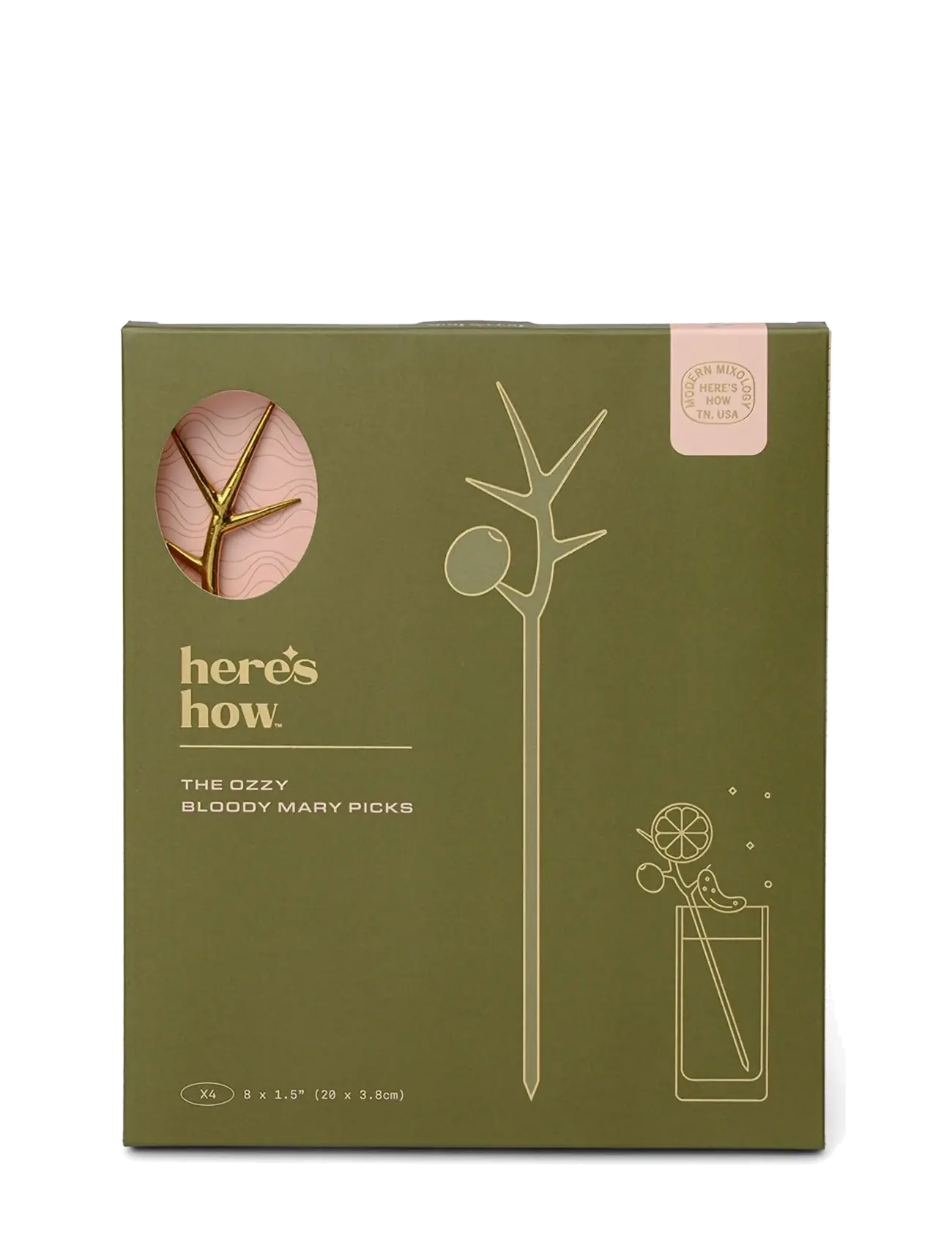 Here's How Bloody Marypinnar Guld The Ozzy - set om 4 - Alles anzeigen - GOLD / gold