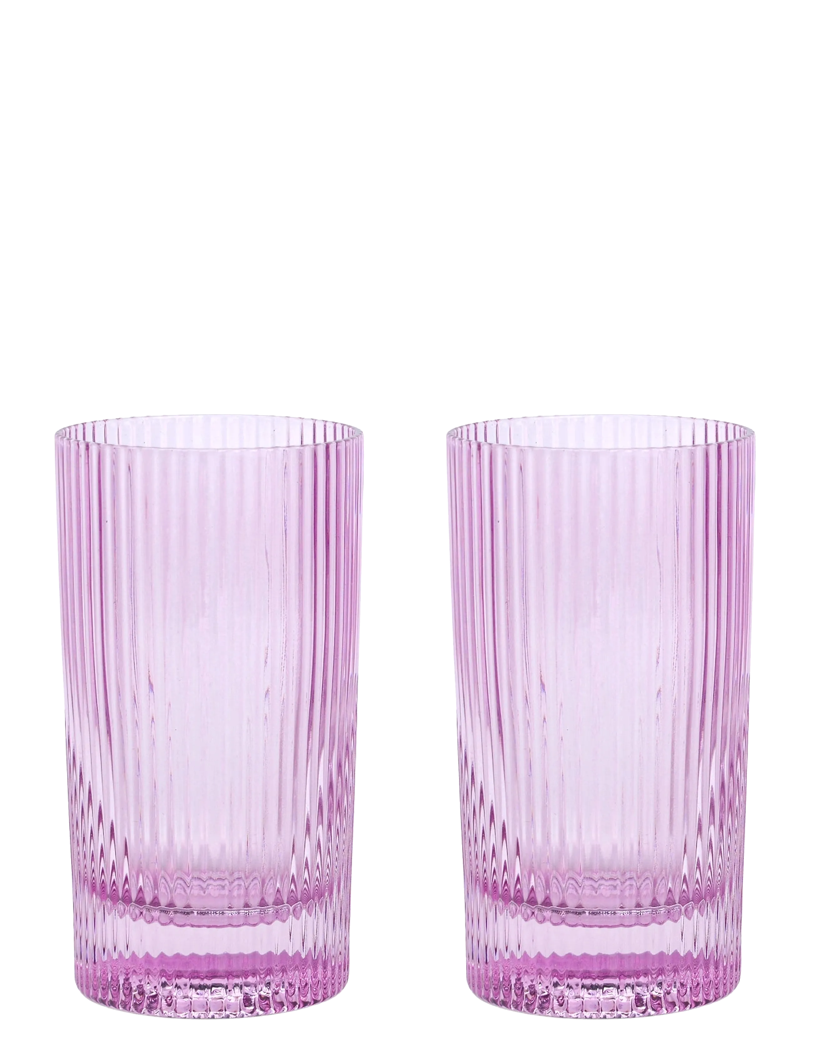 Here's How Glas Highball The Stella Set Om 2- Lila, One Size, Glass, Lila - Drinking Homeware