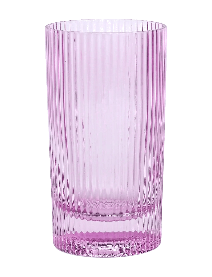 Here's How - Glas Highball The Stella - Set om 2- Lila - kokteili- ja martiiniklaasid - purple - 1