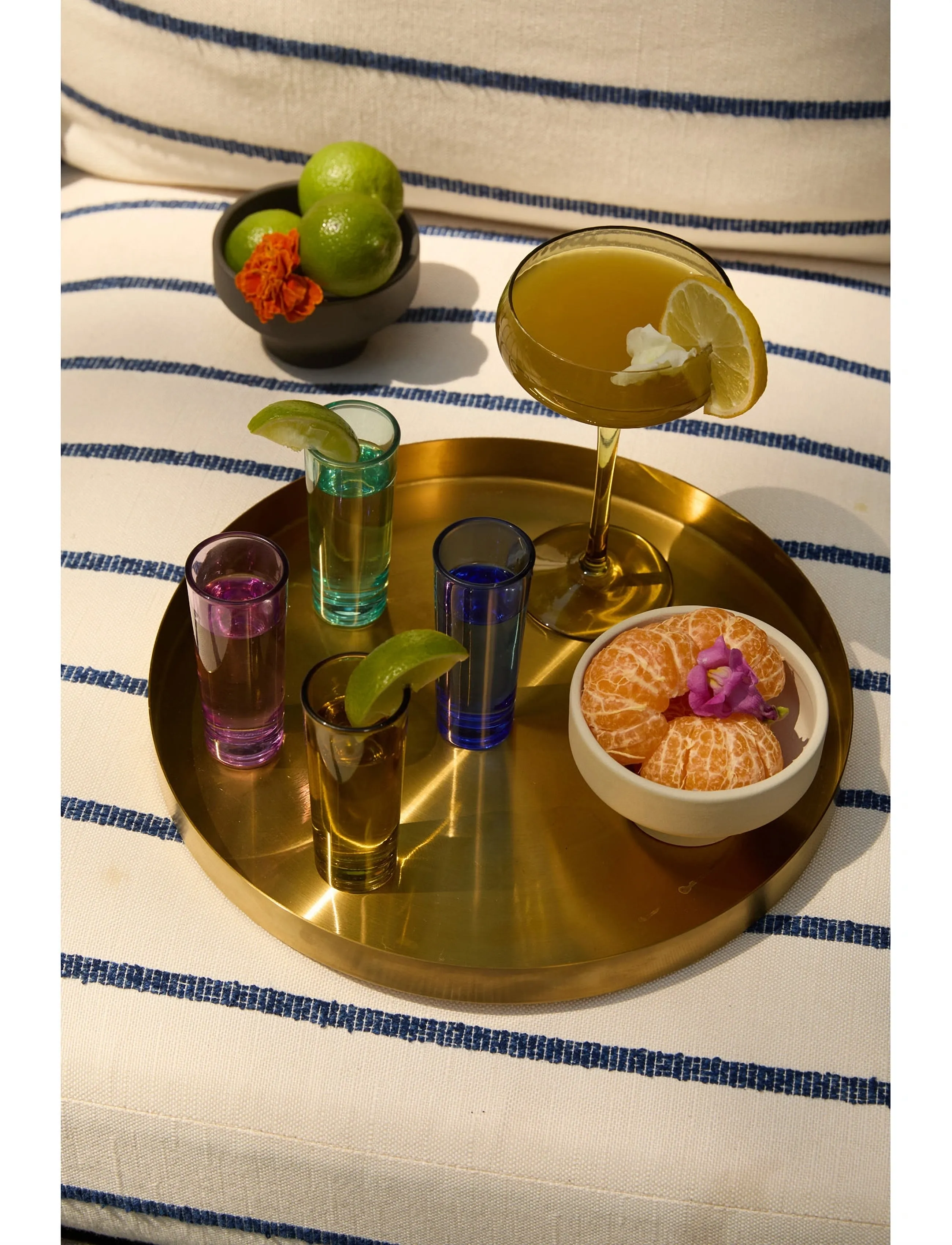 Here's How Shotsglas I Blandade Färger The Gracie- Set Om 4, One Size, Multi/patterned, Glas > Shotglas, Unisex