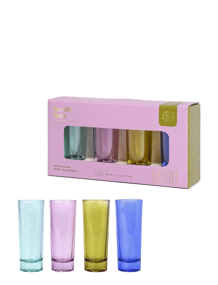 Here's How - Shotsglas i blandade färger The Gracie- set om 4 - die niedrigsten preise - multi-coloured - 2