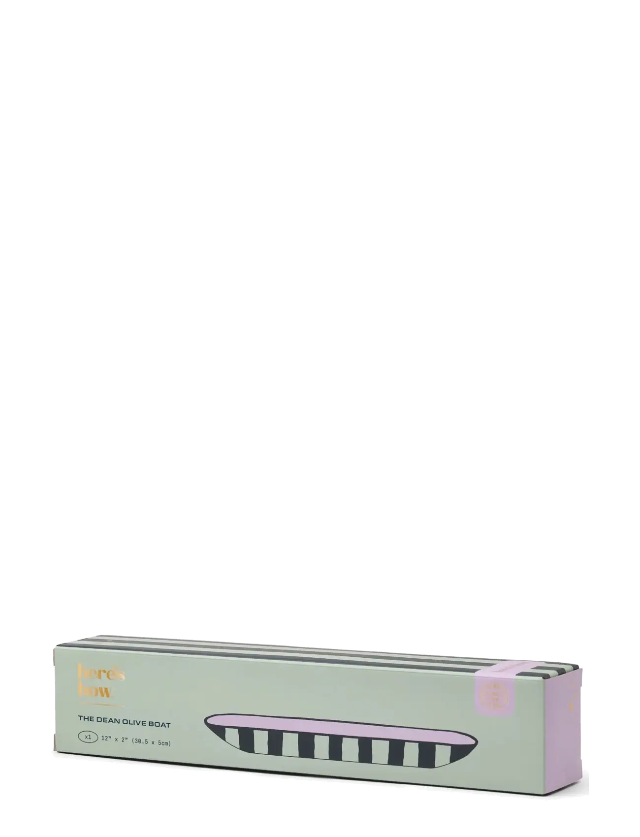Here's How - Fat för oliver The Dean Olive Boat - tabletts - white - 1