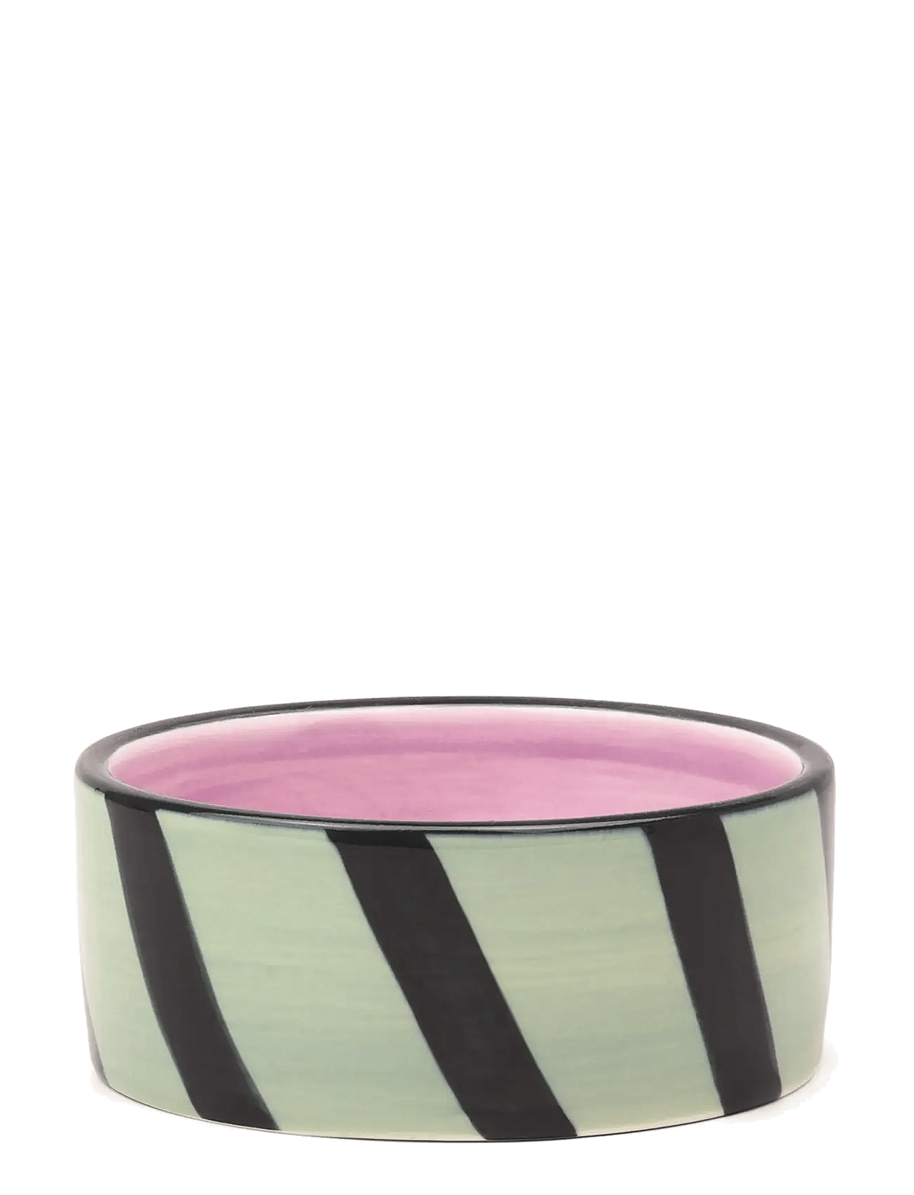 Vinunderlägg Izzy Wine Coaster - Blå & Grön Rand - MULTI-COLOURED