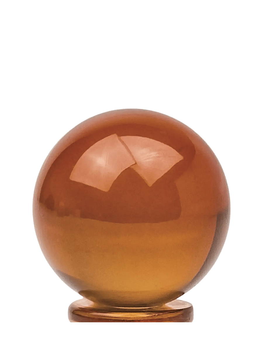 Here's How - Flaskpropp i Glas Moony - Bärnsten - die niedrigsten preise - brown - 0