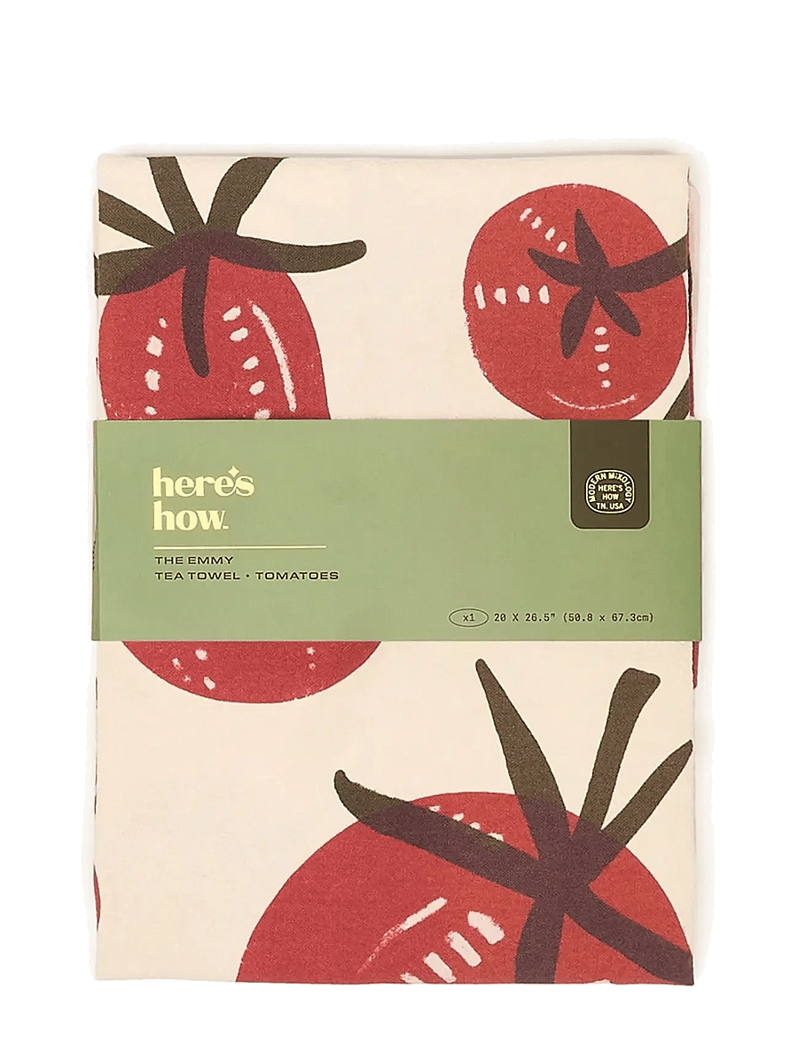 Here's How - Kökshandduk Emmy - Tomatoes - die niedrigsten preise - red - 0