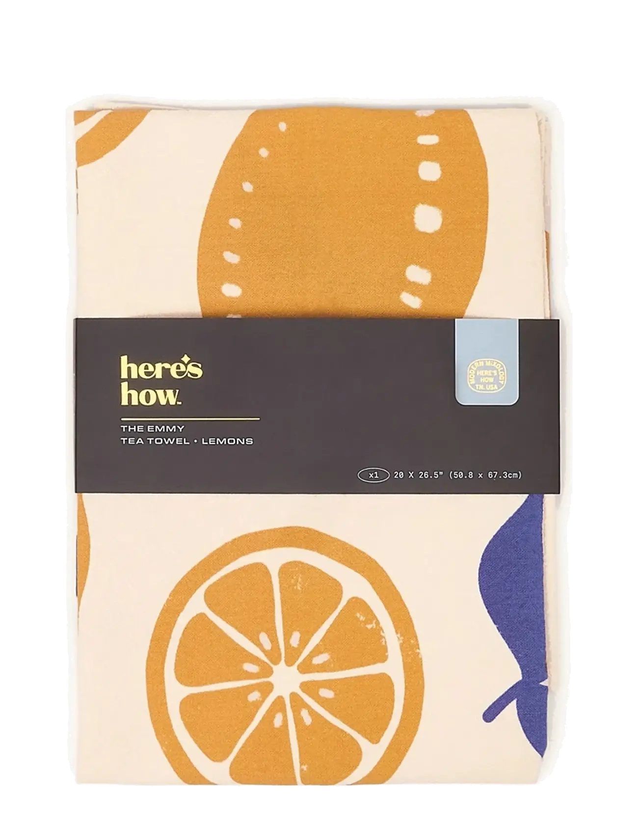 Here's How Kökshandduk Emmy- Lemons, One Size, Kitchen Textiles, Mehrfarbig/gemustert - Towels, Homeware