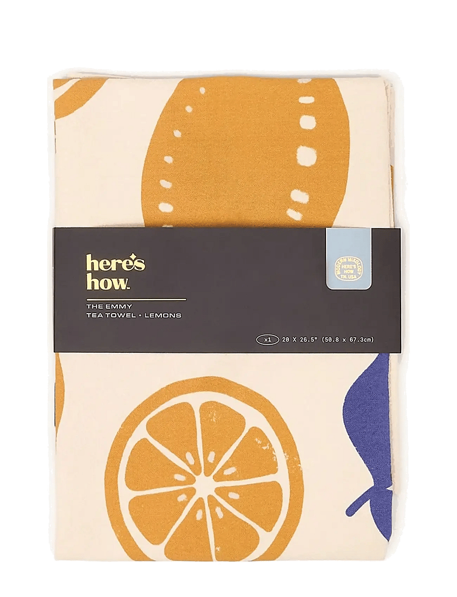 Here's How - Kökshandduk Emmy- Lemons - die niedrigsten preise - yellow - 0