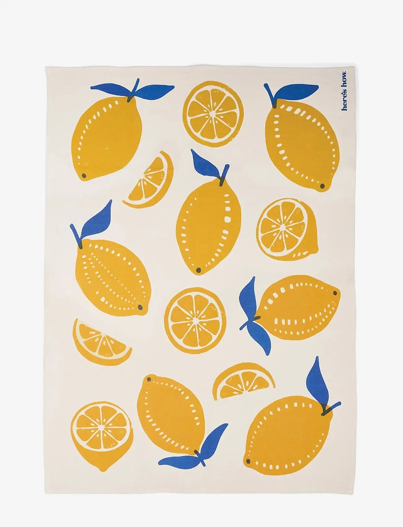 Here's How - Kökshandduk Emmy- Lemons - küchenhandtücher - yellow - 1