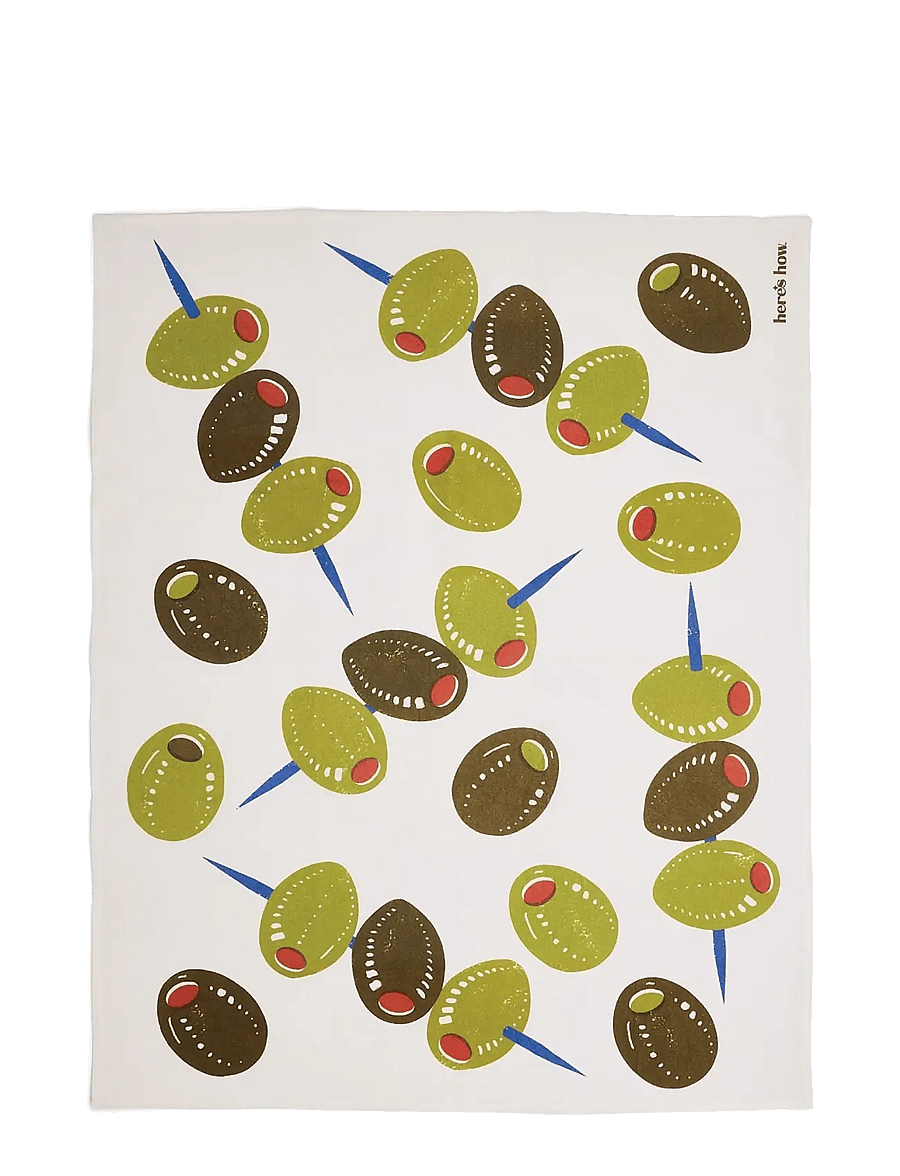 Here's How - Kökshandduk Emmy- Olives - die niedrigsten preise - green - 1