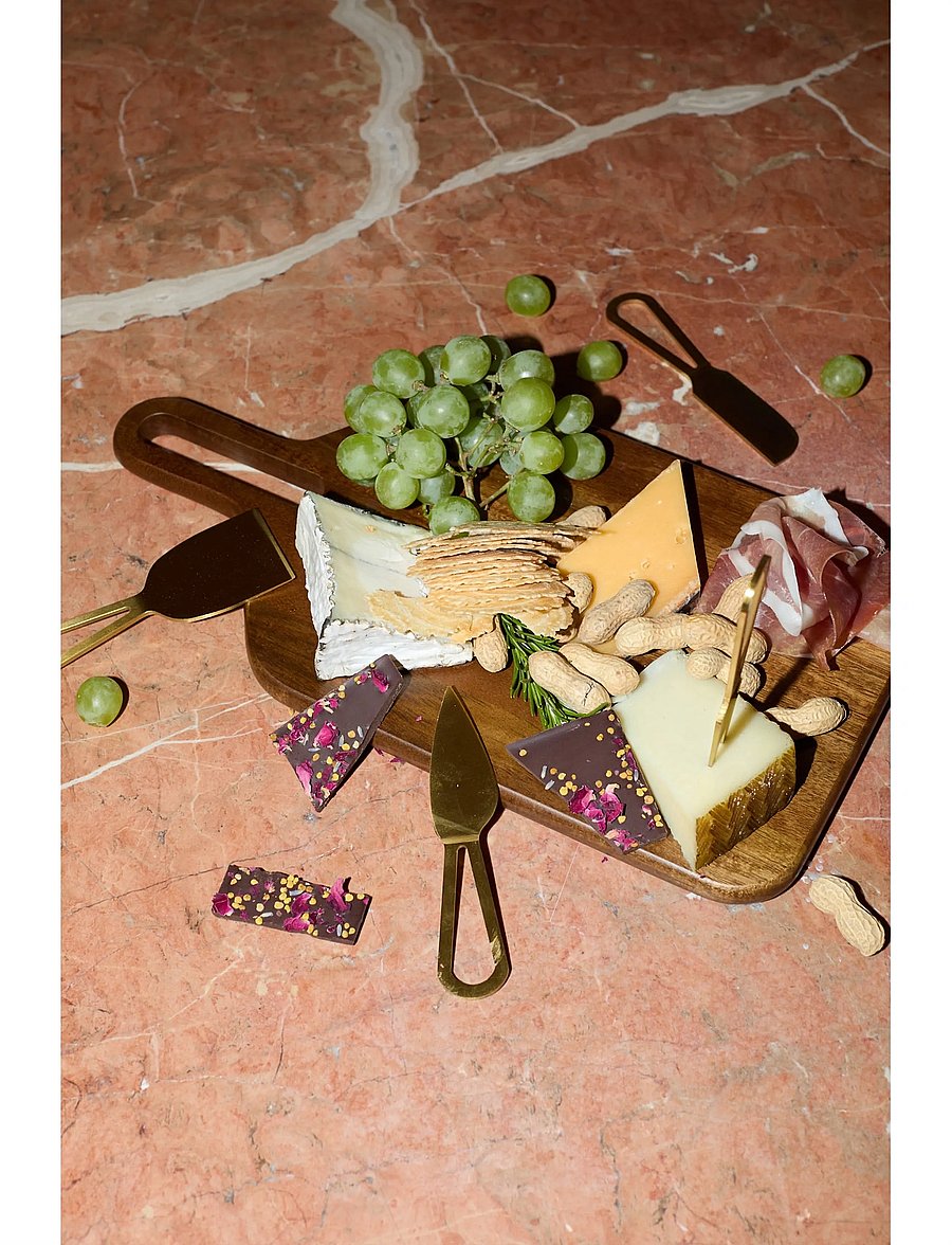 Here's How - OstknivarThe Jett Cheese Knife - sūrio peiliai - gold - 0